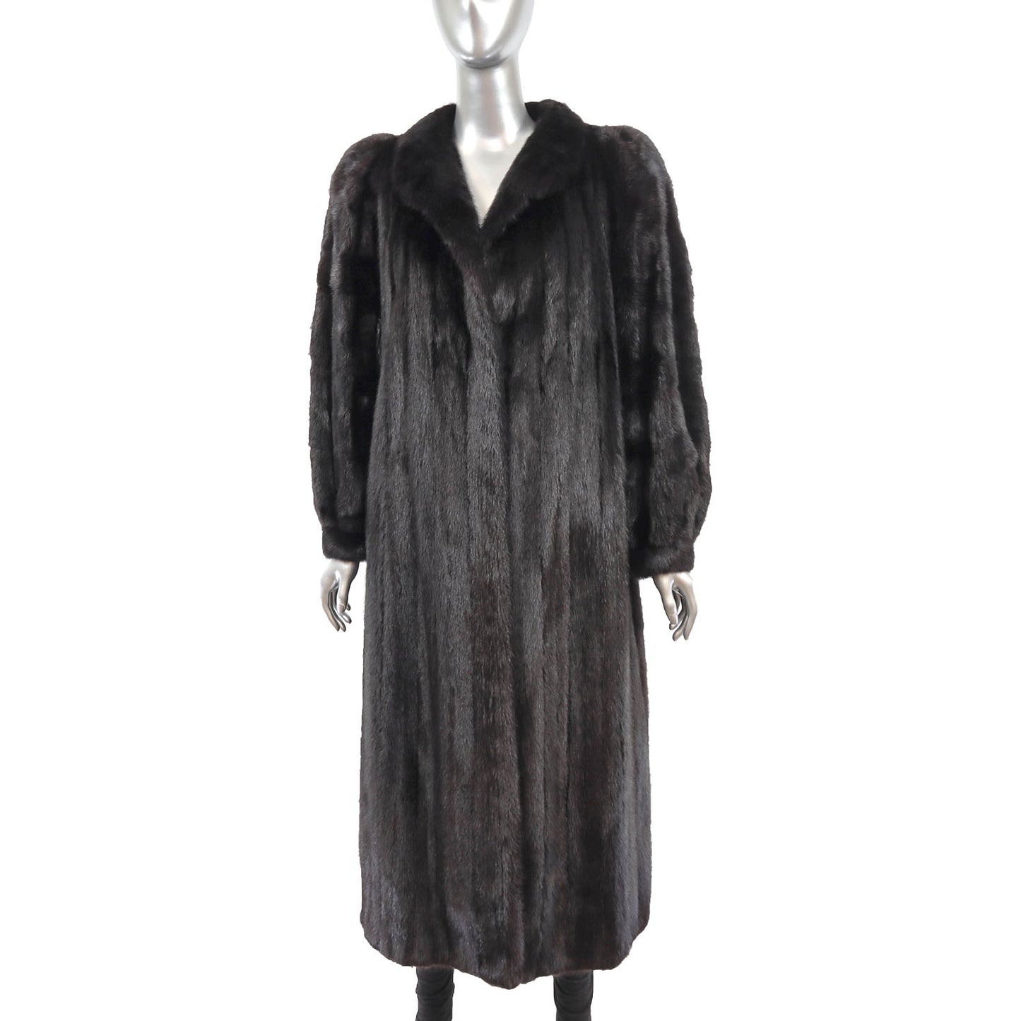 Black Mink Coat- Size L