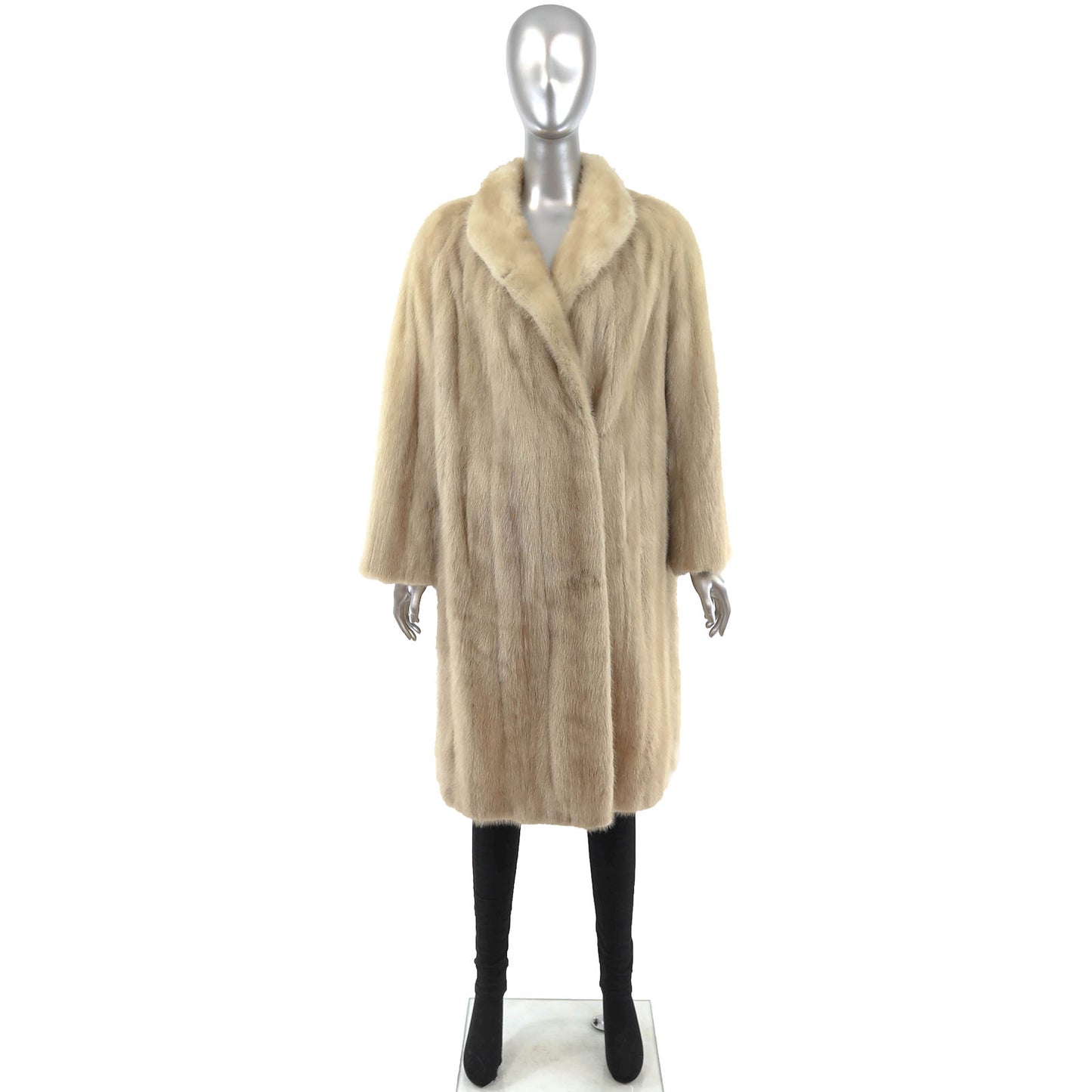 Beige Mink Coat- Size L