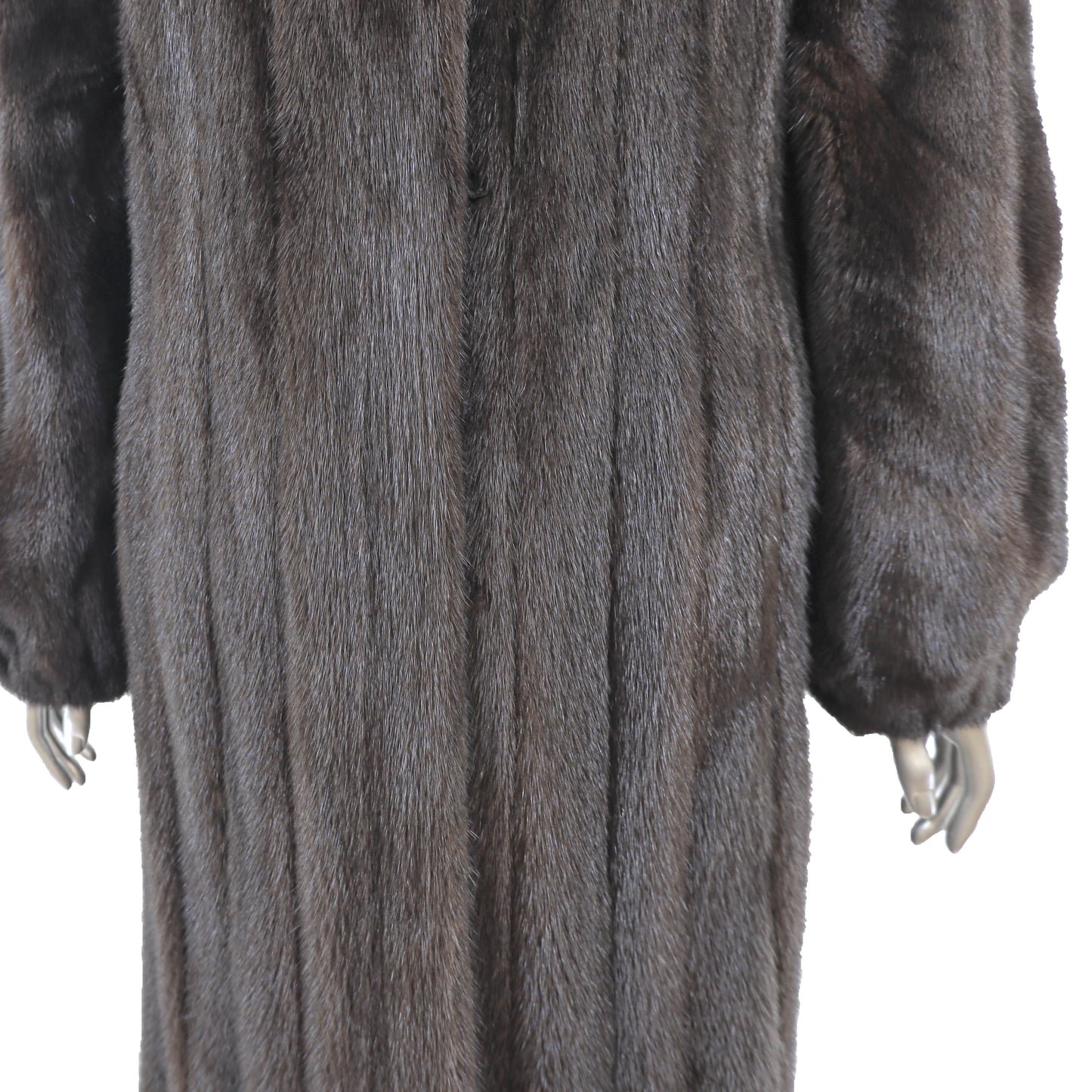 Black Mink Coat- Size M