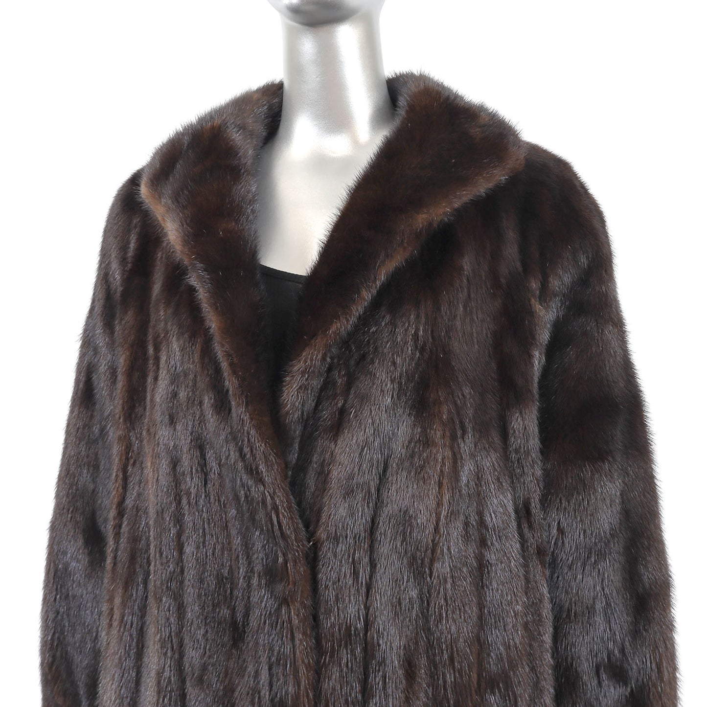 Dark Brown Mink Coat- Size XXXL