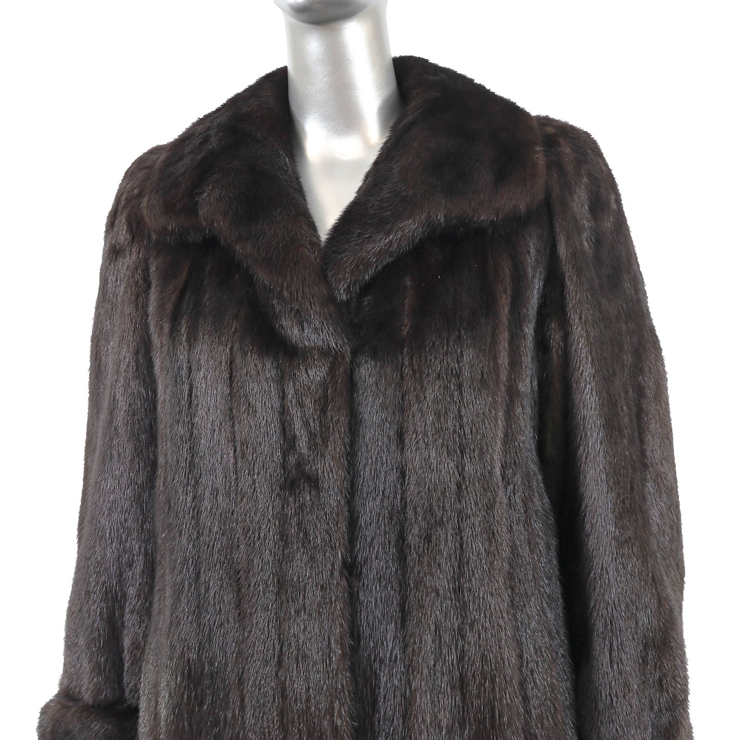 Dark Brown Mink Coat- Size S