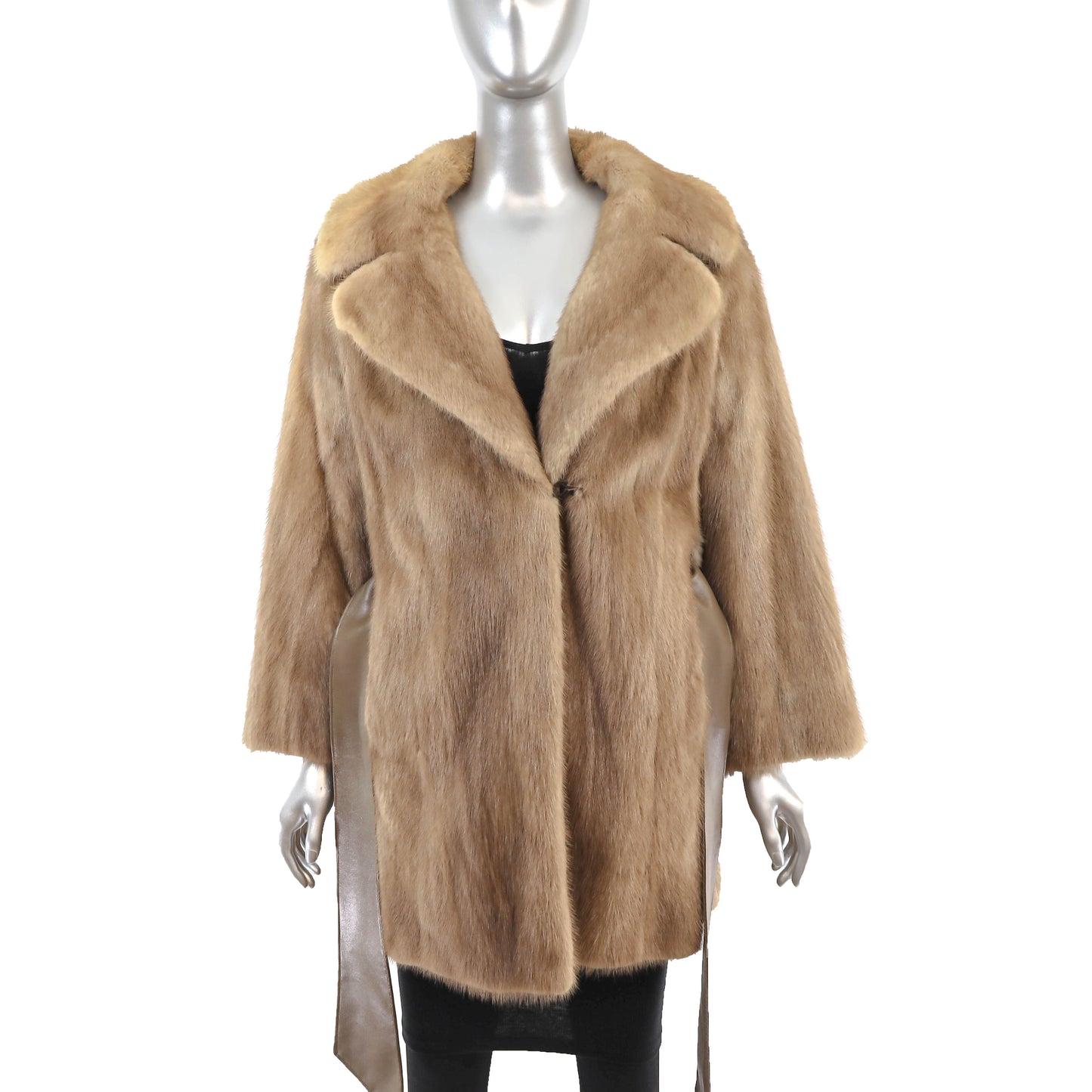 Autumn Haze  Mink 3/4 Coat- Size M