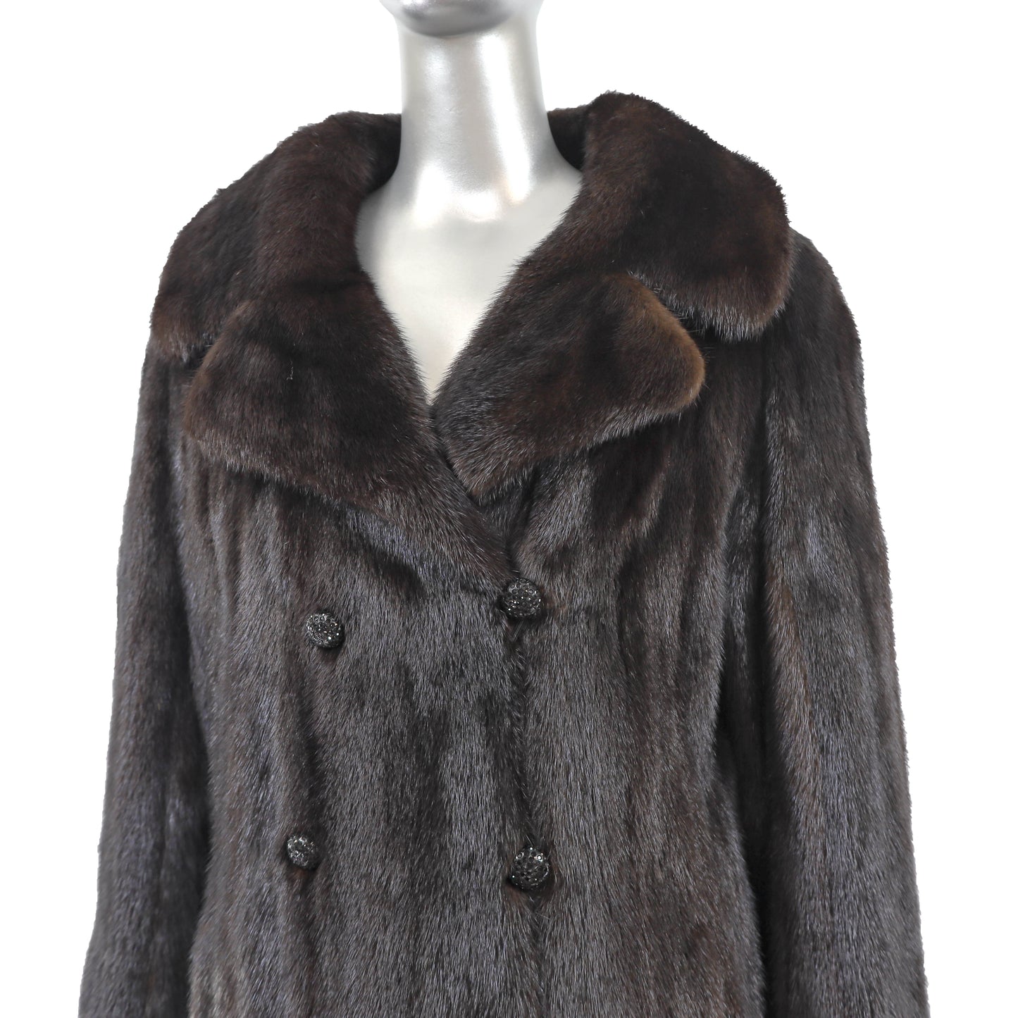 Mahogany Mink Coat- Size M