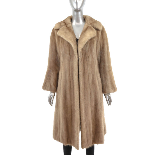 Light Brown Mink Coat- Size S