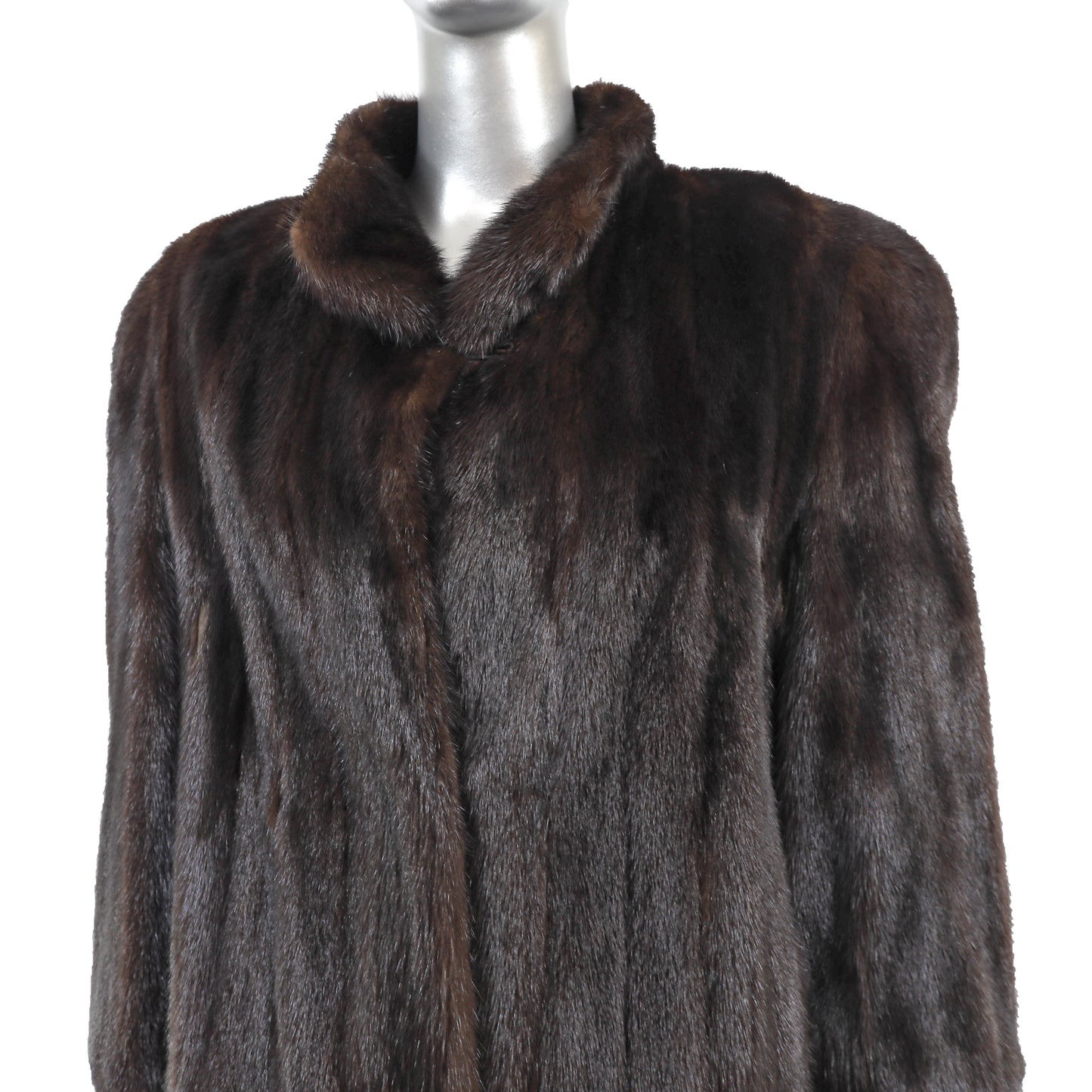 Mahogany Mink Coat- Size M