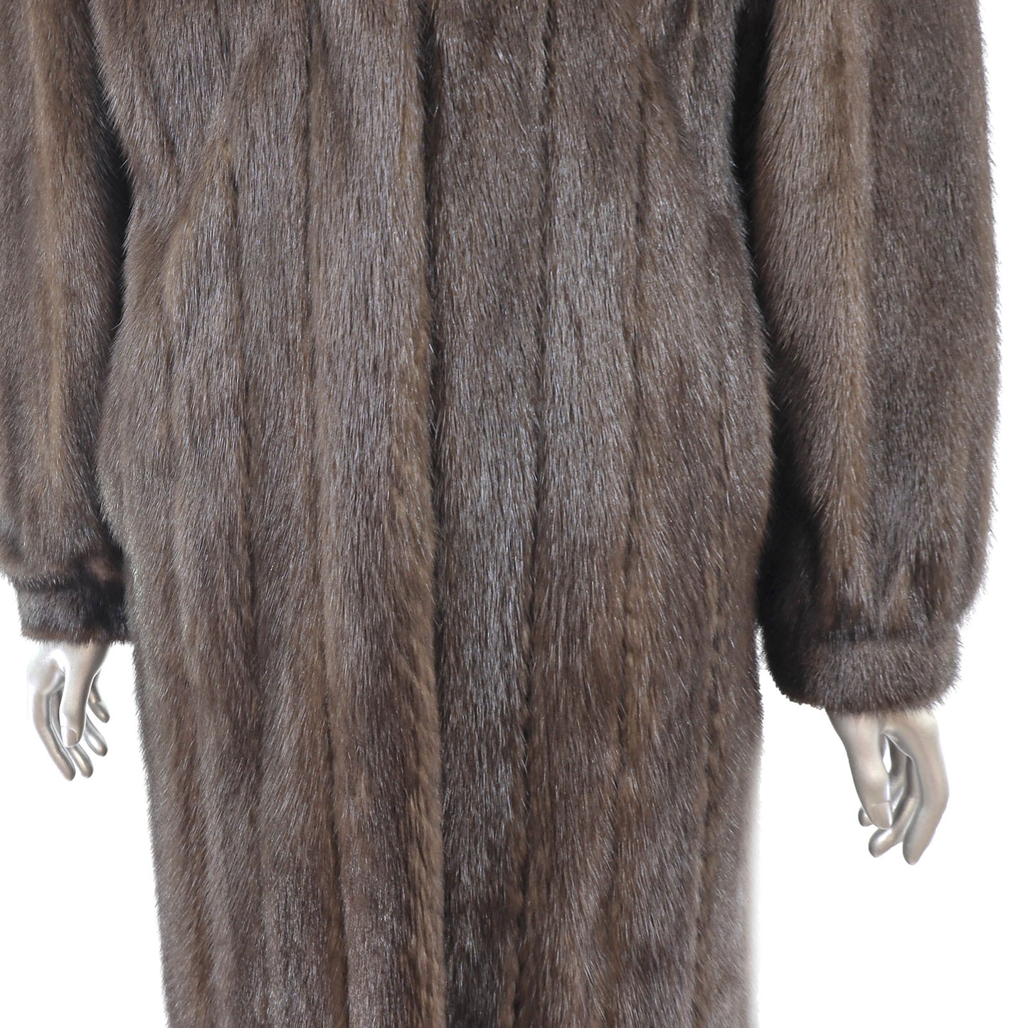 Brown Mink Coat- Size M