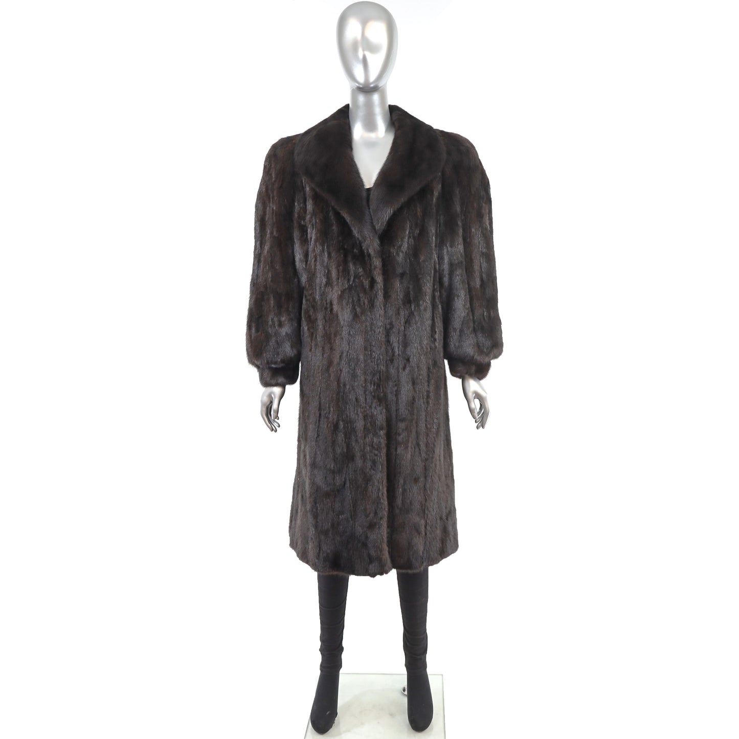 Mahogany Mink Coat- Size M