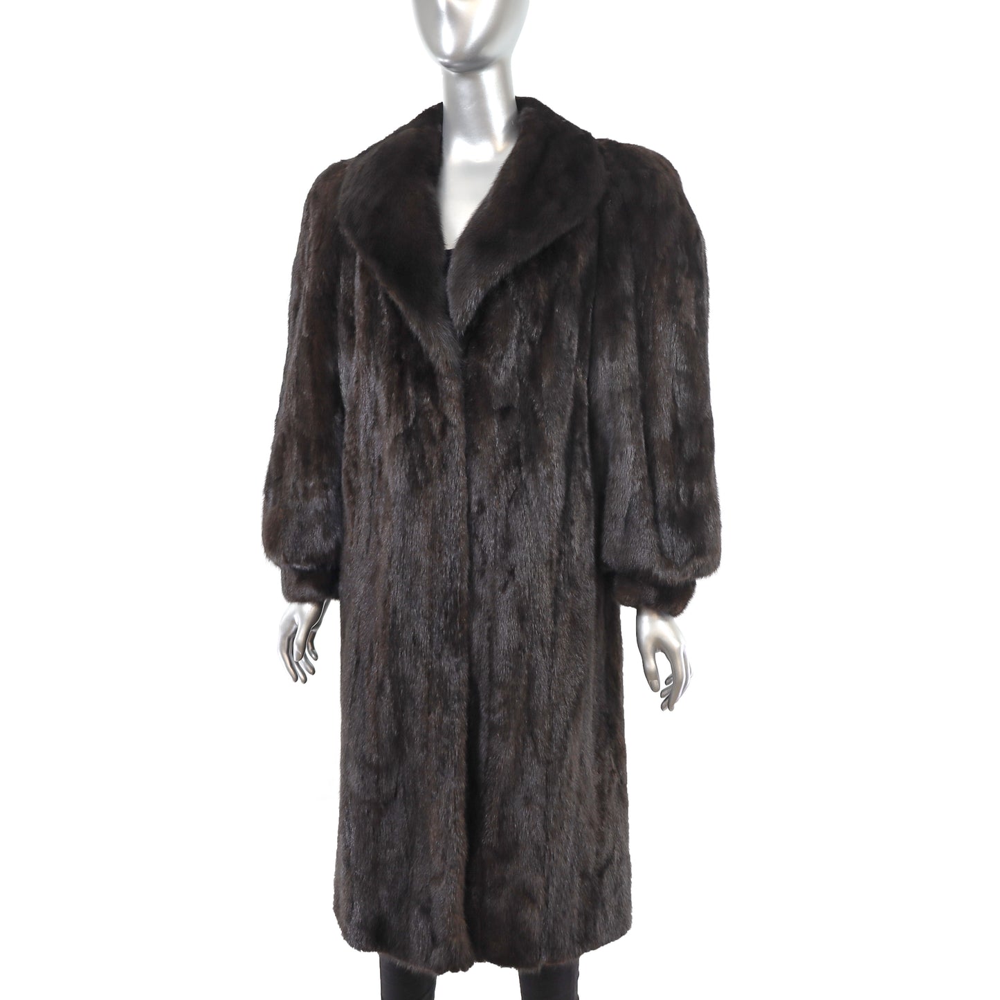 Mahogany Mink Coat- Size M