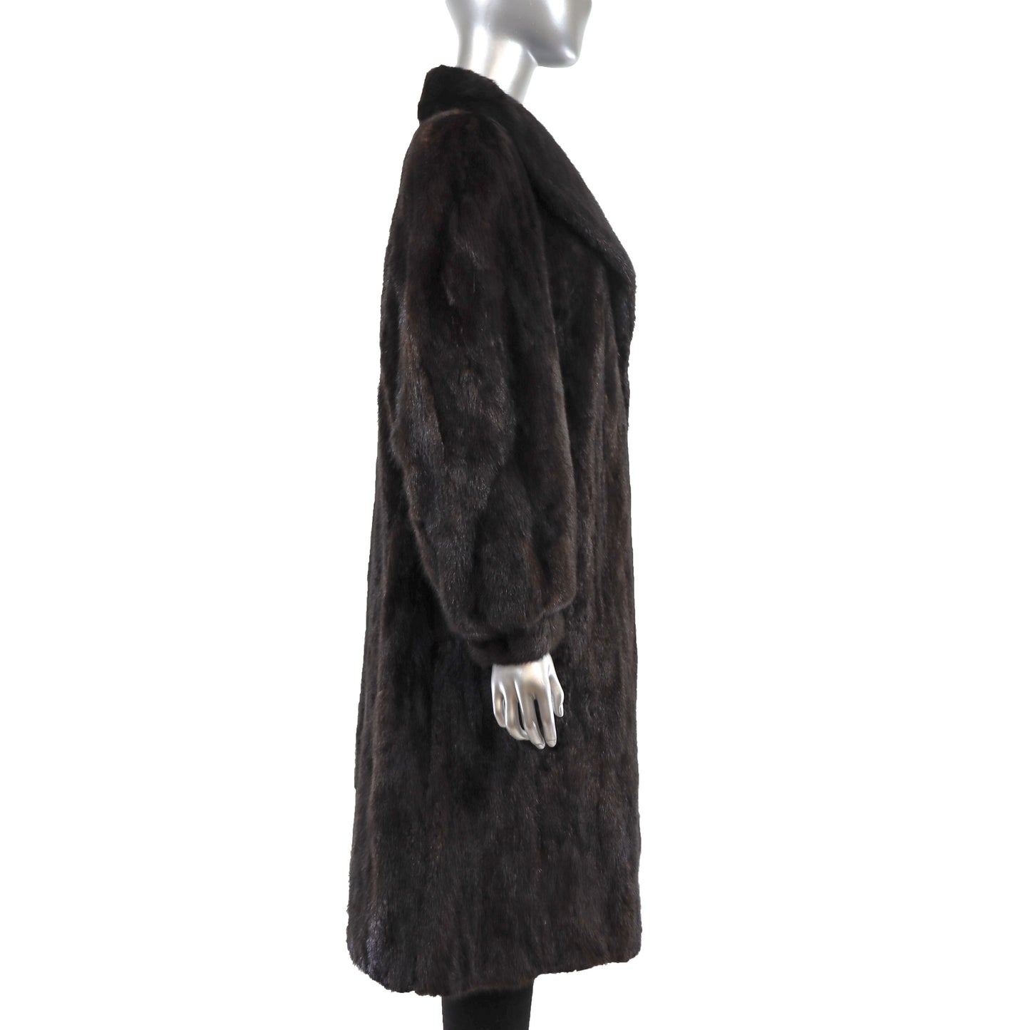 Mahogany Mink Coat- Size M