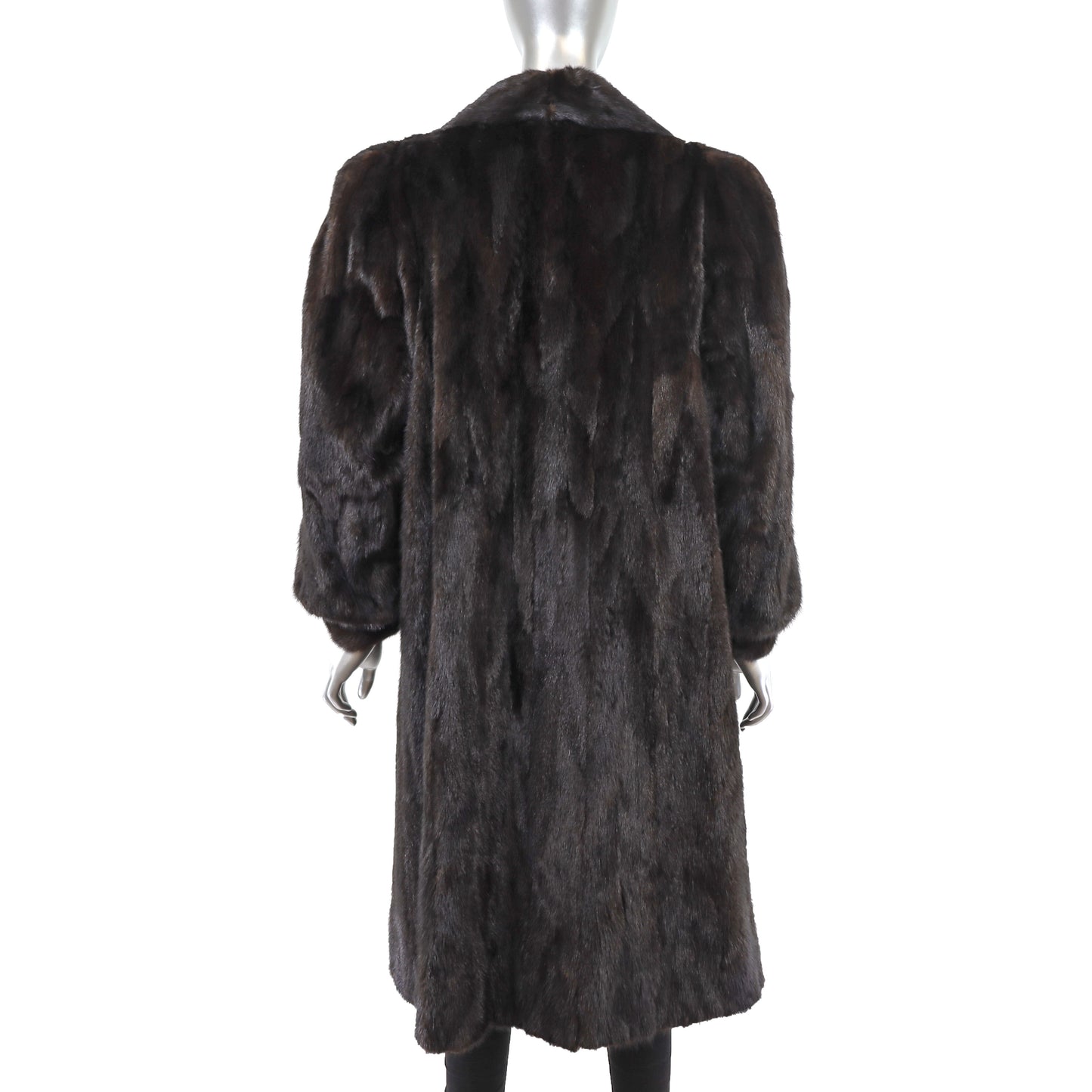 Mahogany Mink Coat- Size M