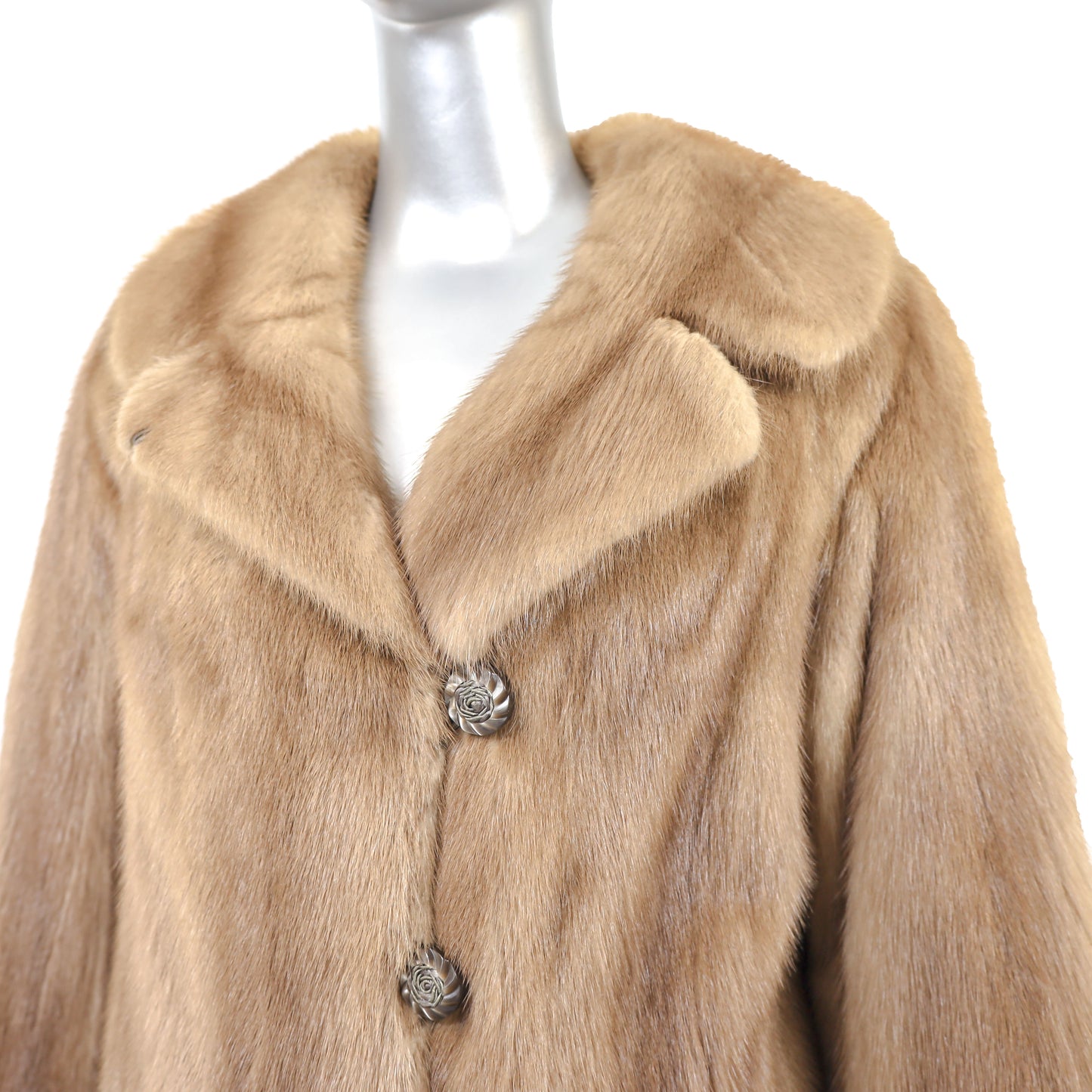 Autumn Haze Mink 3/4 Coat- Size M