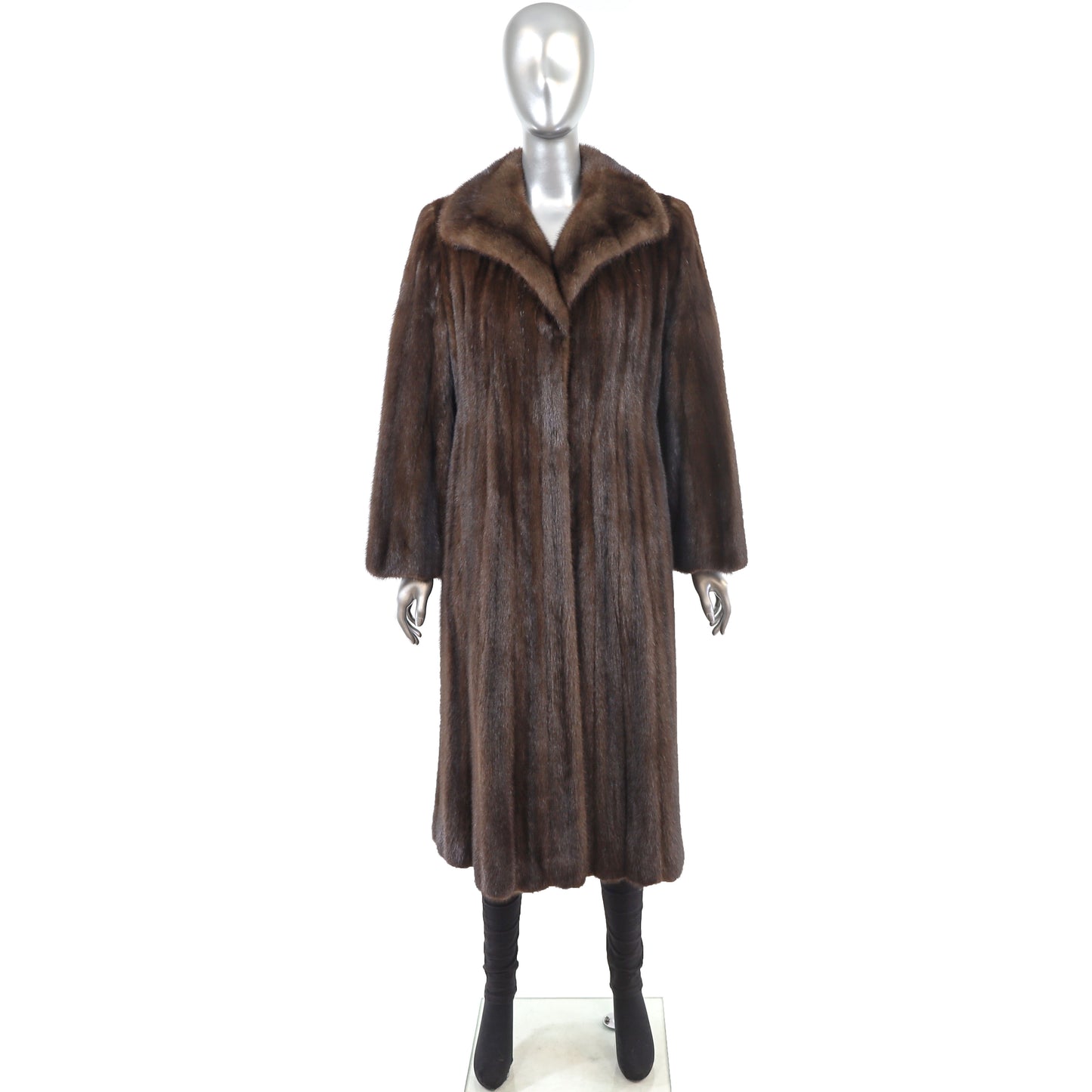 Brown Mink Coat- Size S