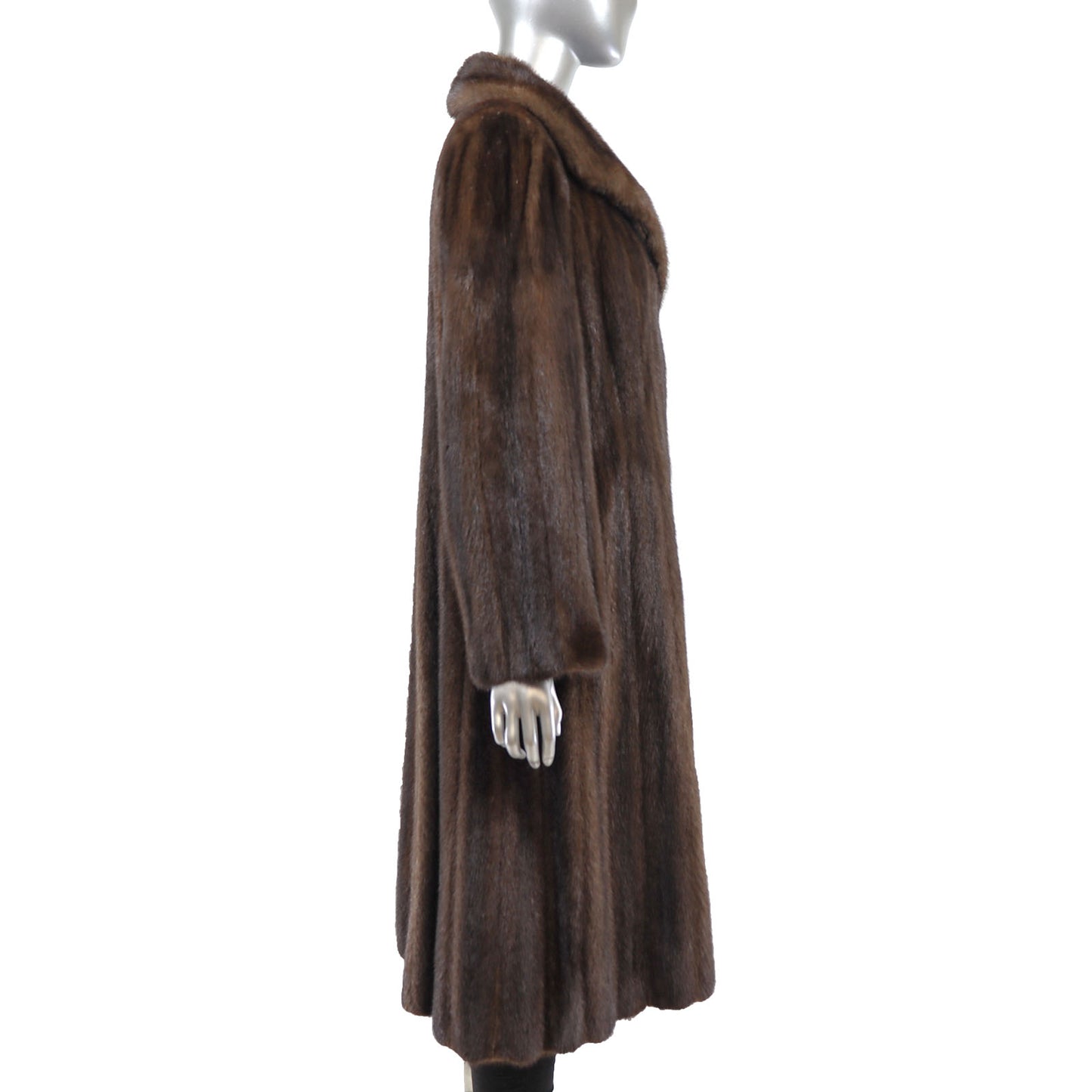 Brown Mink Coat- Size S