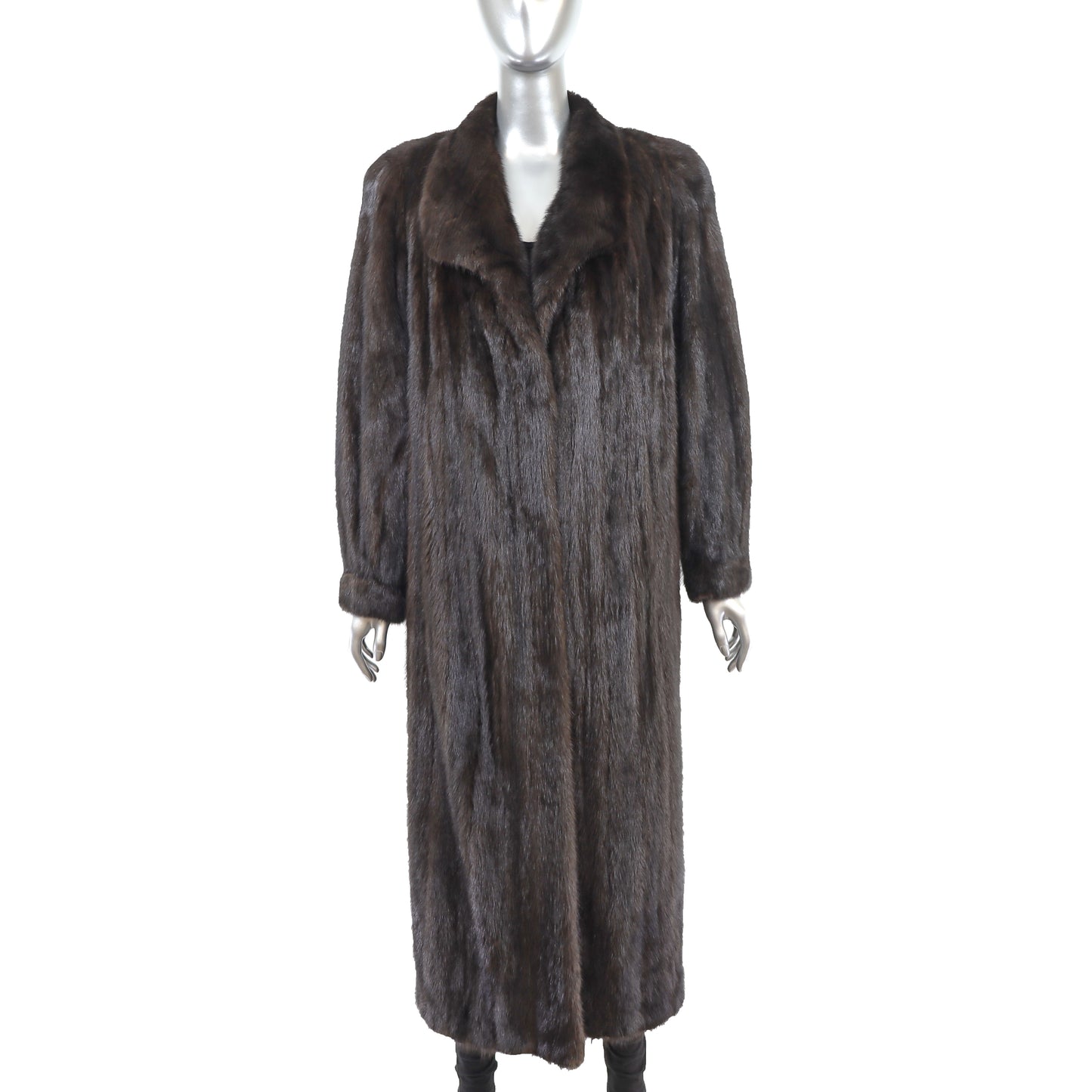 Mahogany Mink Coat- Size L