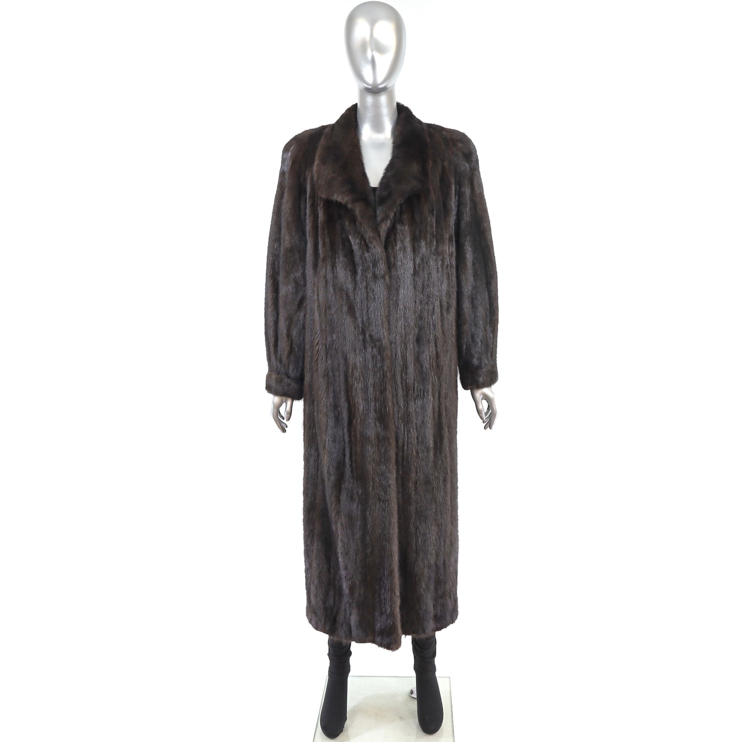 Mahogany Mink Coat- Size L