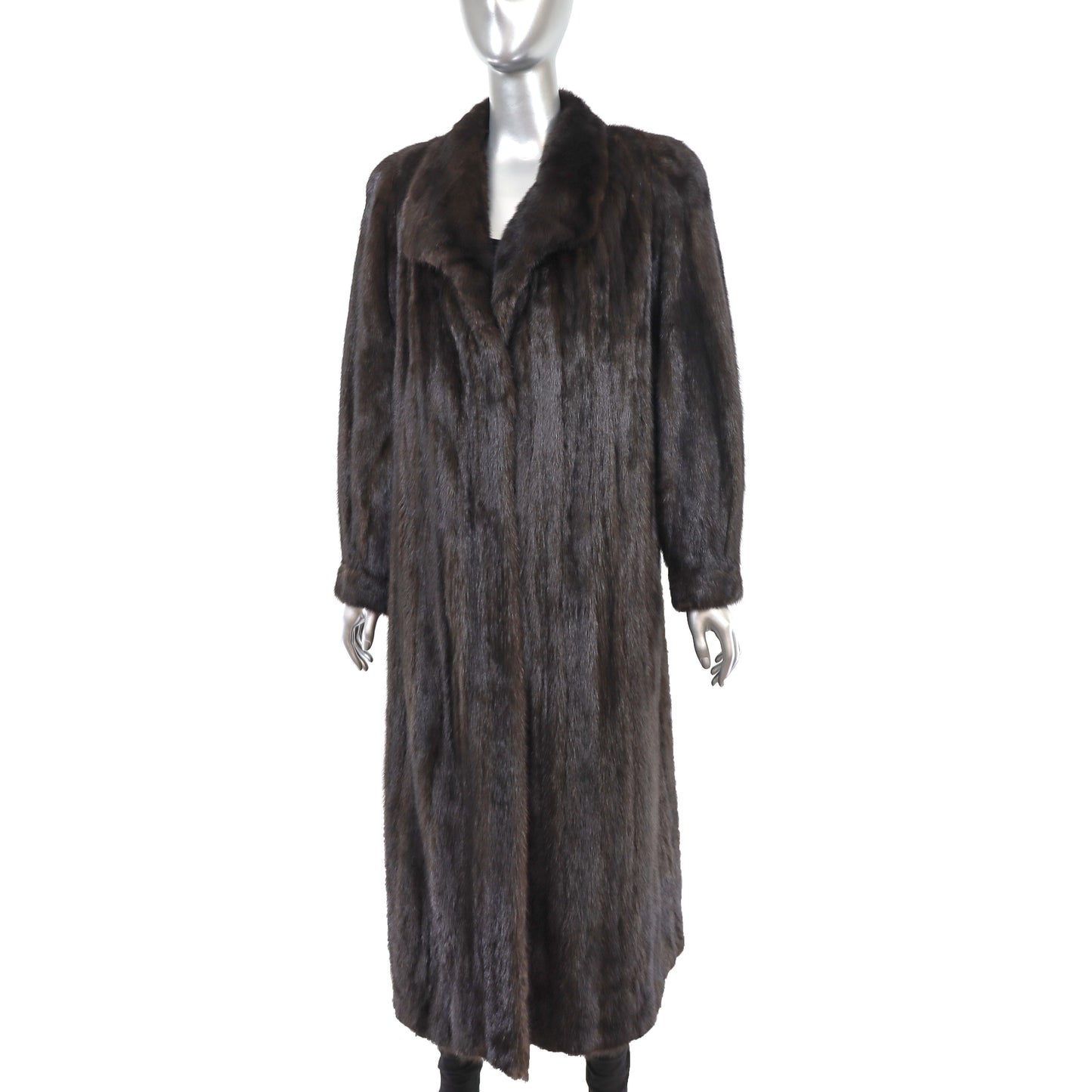 Mahogany Mink Coat- Size L