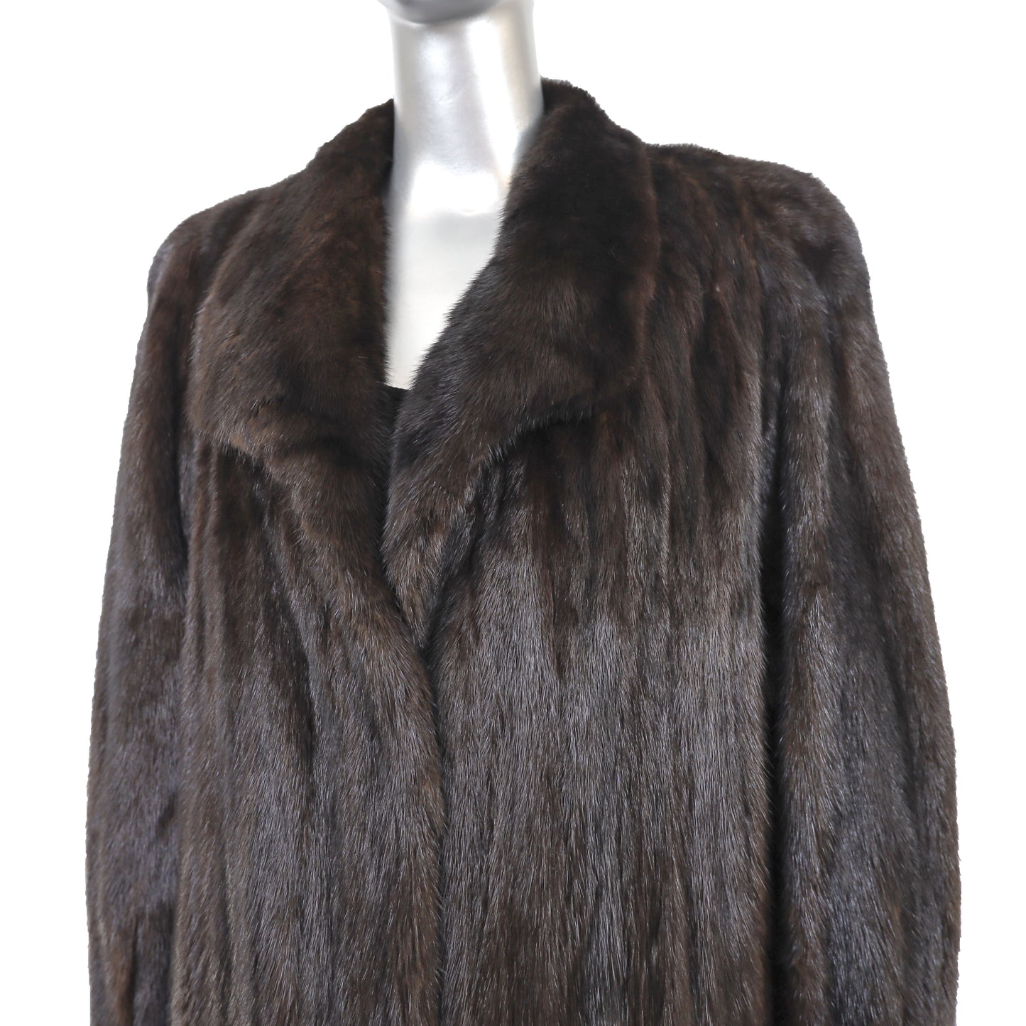 Mahogany Mink Coat- Size L