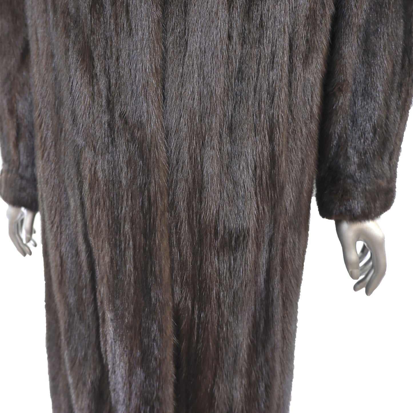 Mahogany Mink Coat- Size L