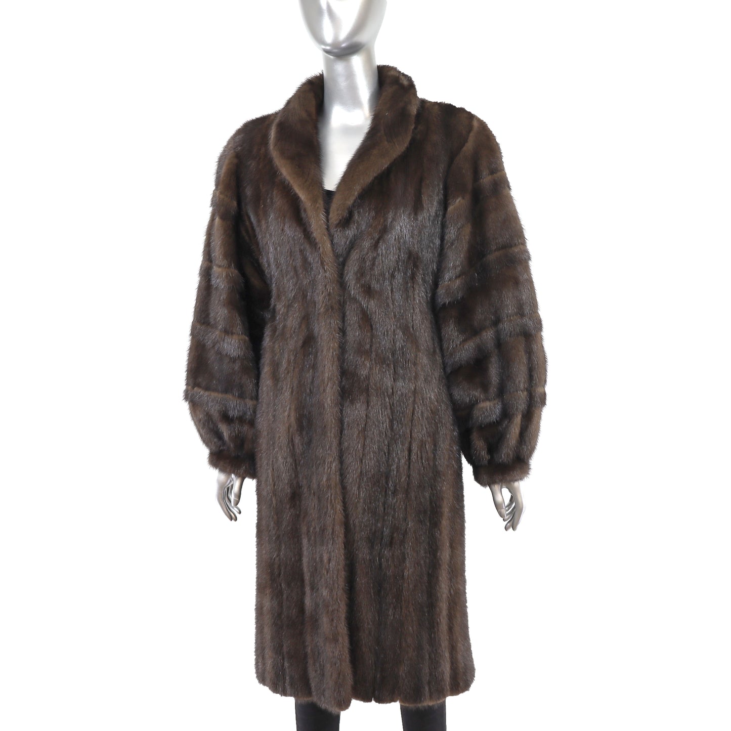 Mahogany Mink Coat- Size M