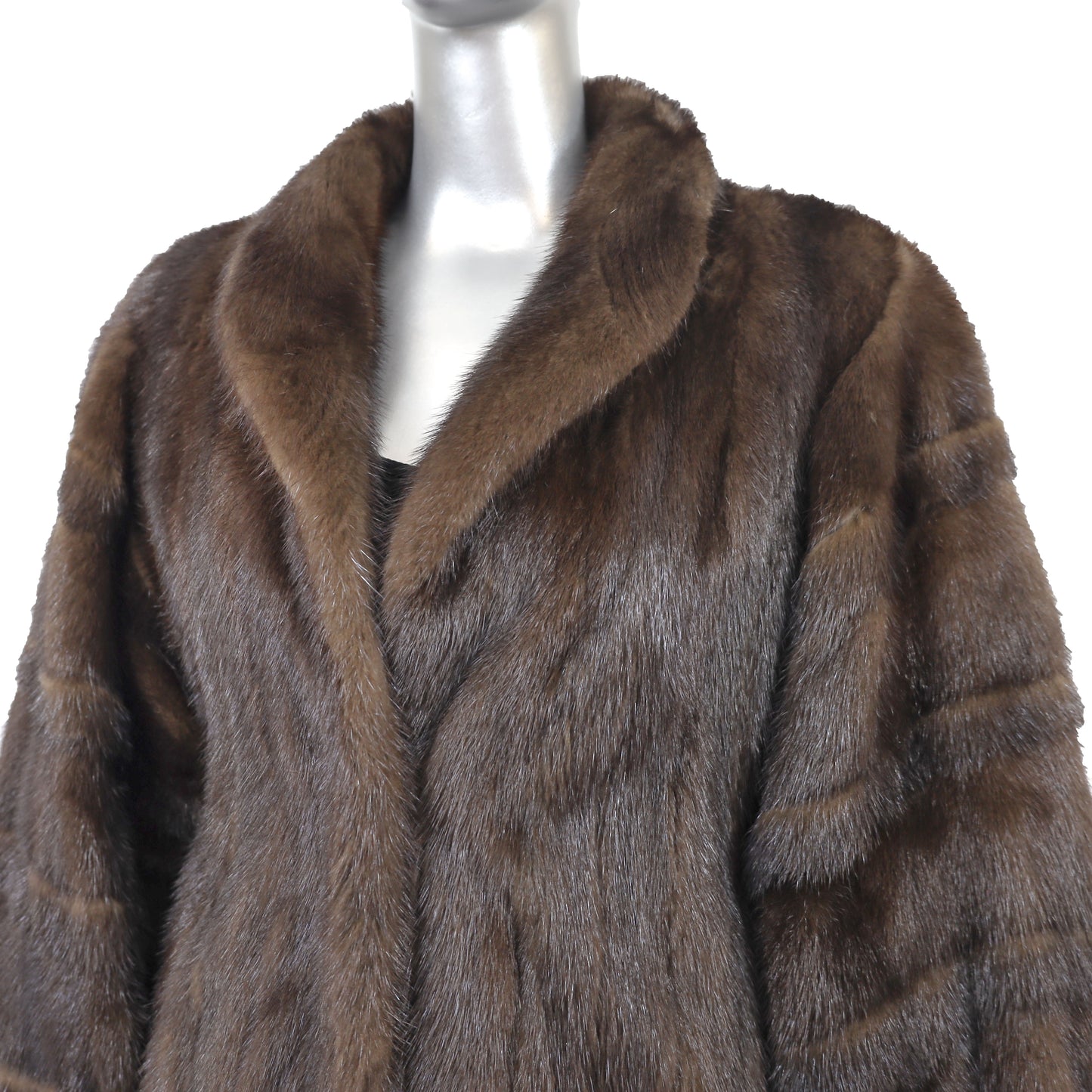 Mahogany Mink Coat- Size M