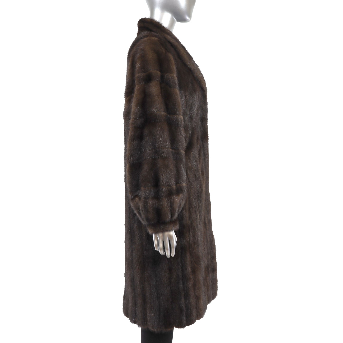 Mahogany Mink Coat- Size M