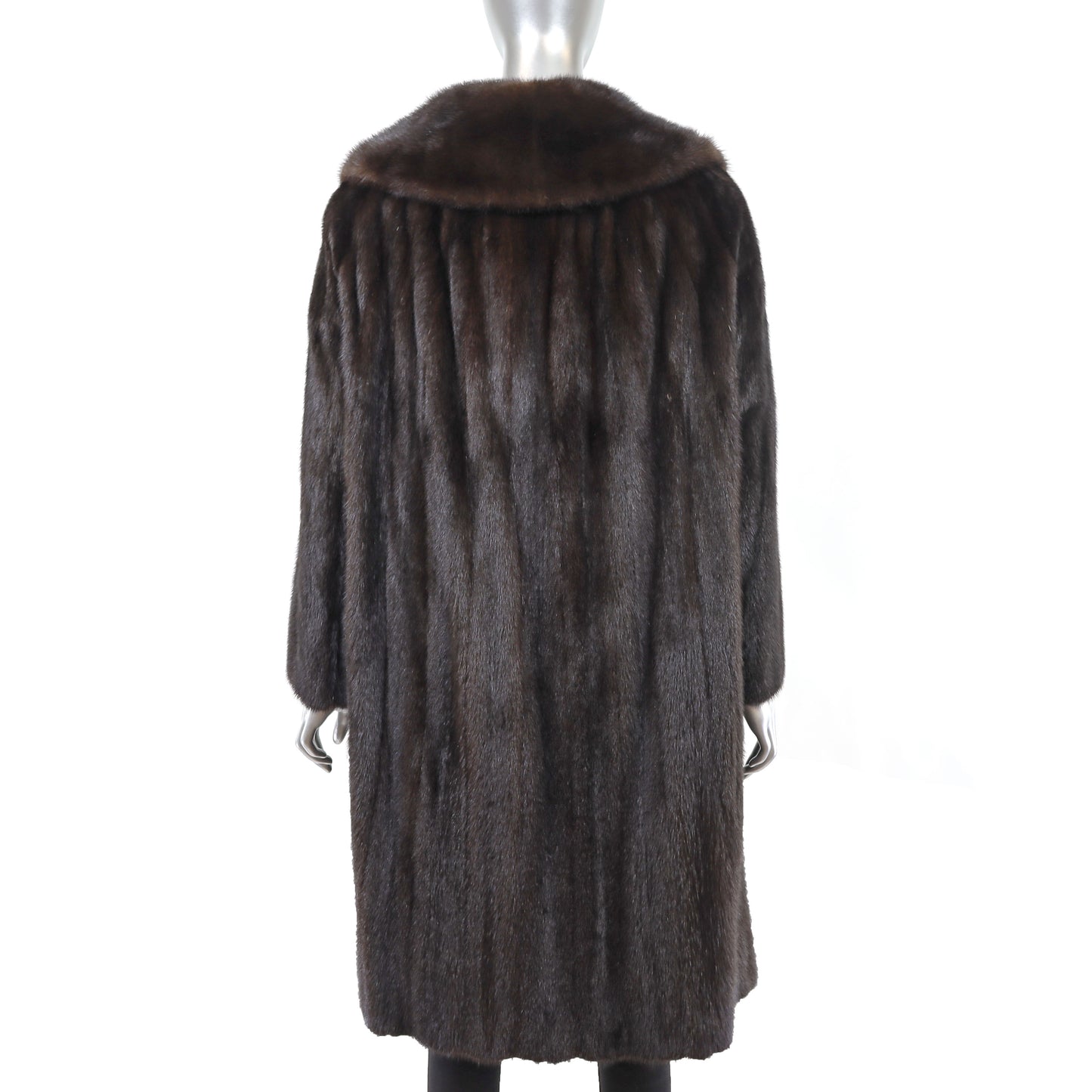 Dark Brown Mink 7/8 Coat- Size XXXL