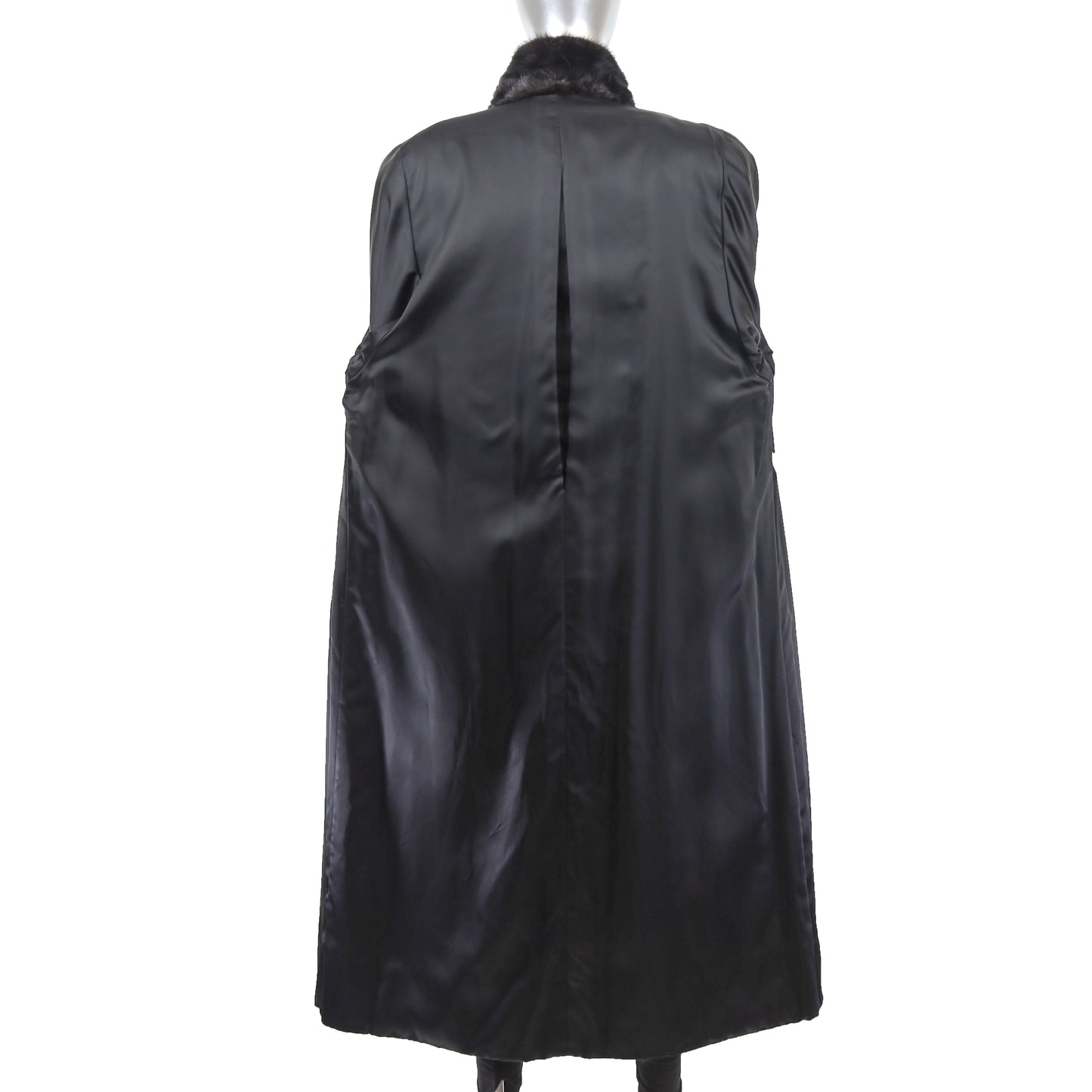 Black Mink Coat- Size L