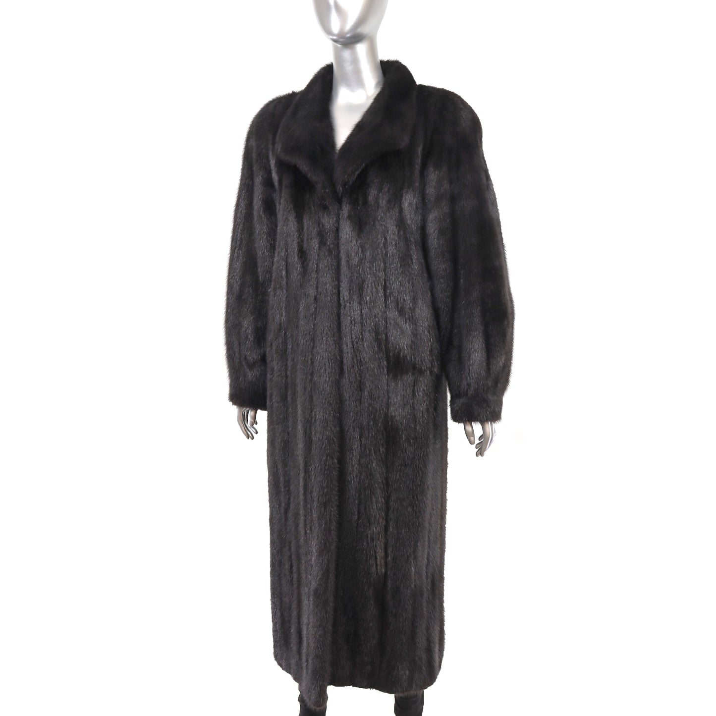 Black Mink Coat- Size L