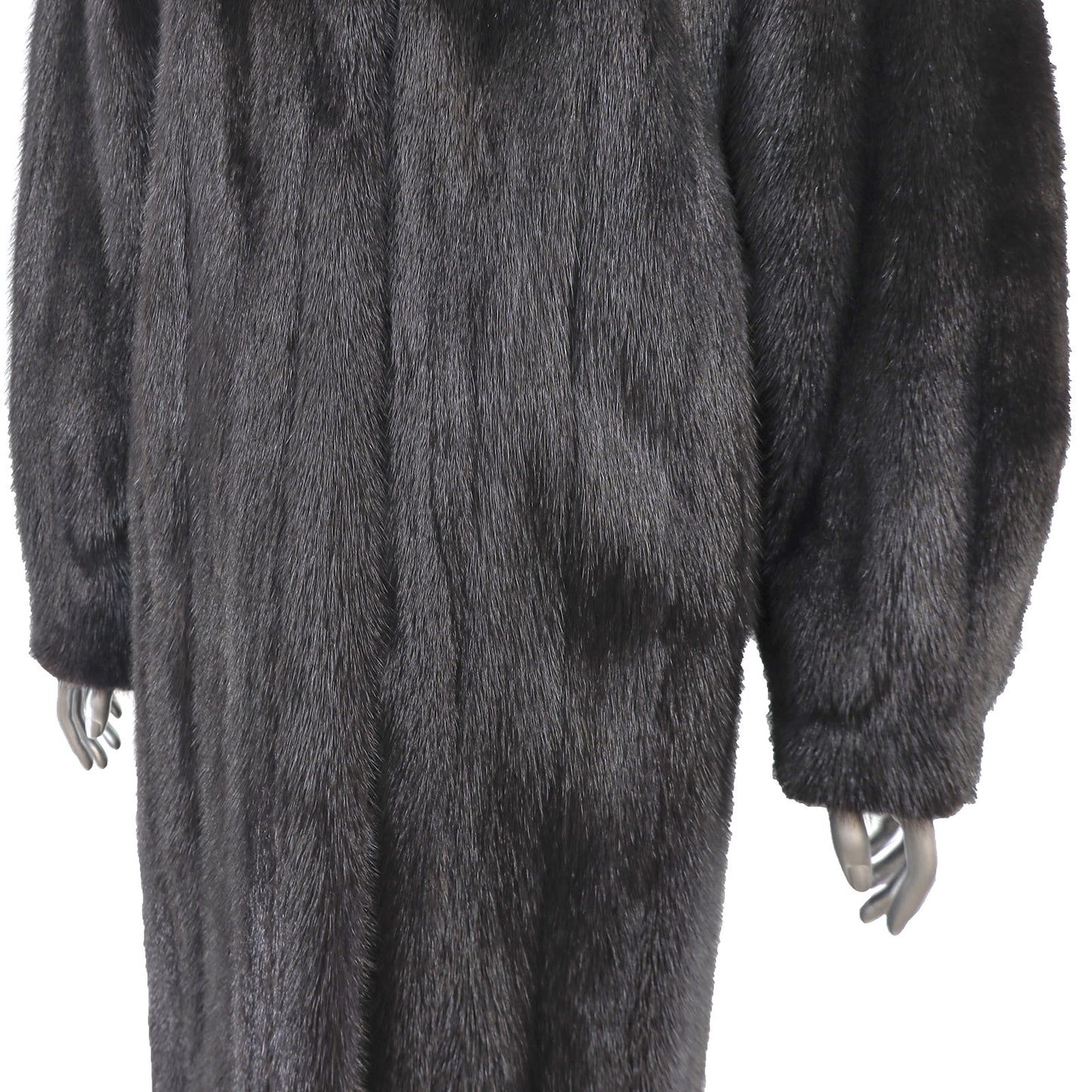 Black Mink Coat- Size L