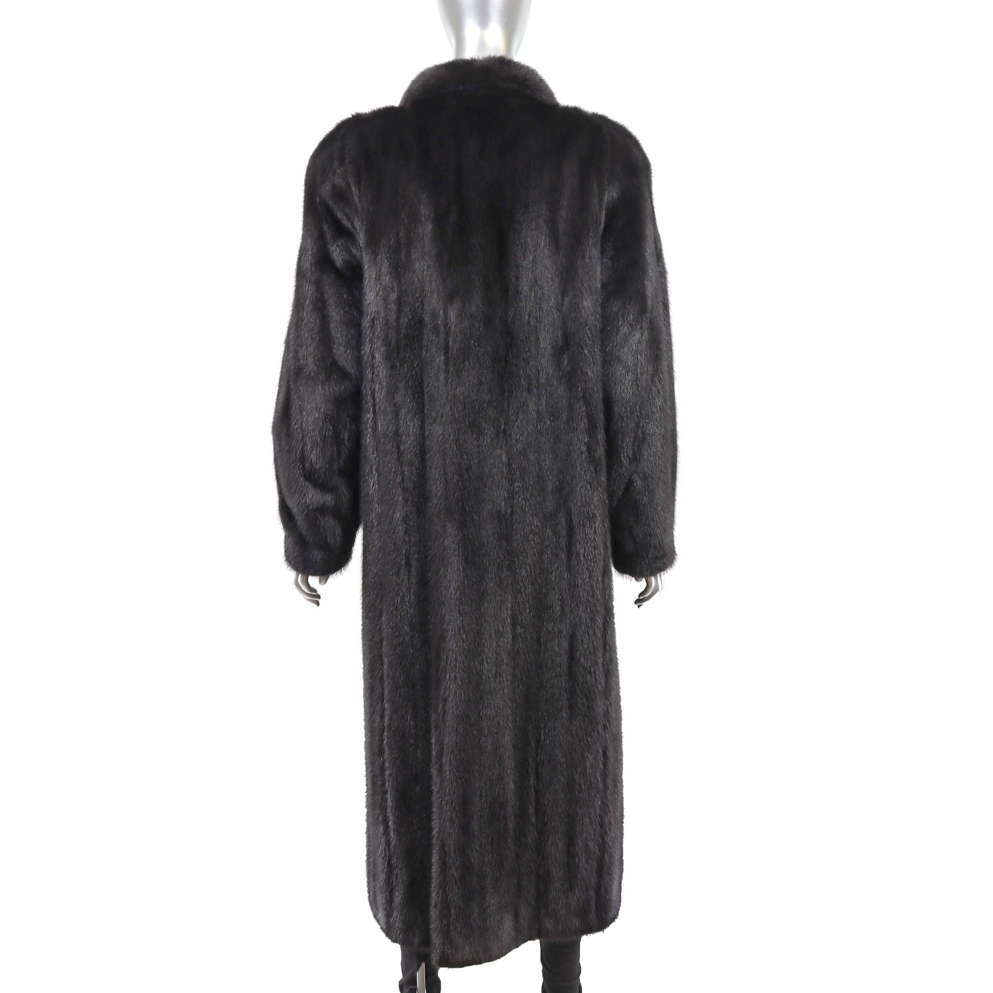 Black Mink Coat- Size L