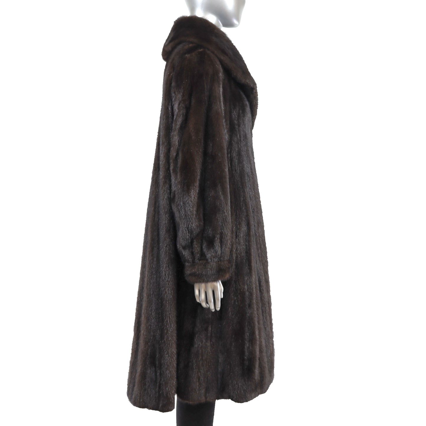 Brown Mink Coat- Size XL