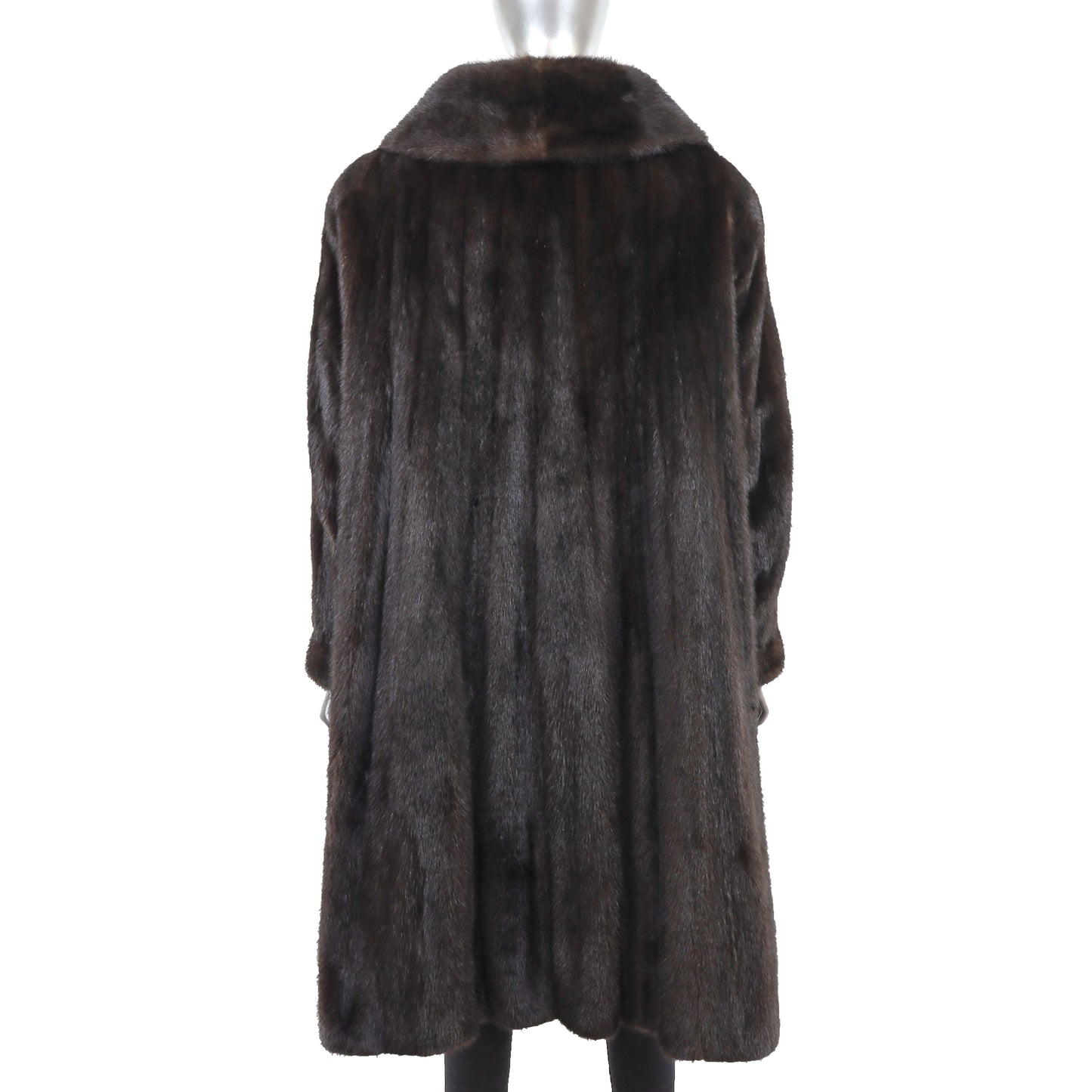 Brown Mink Coat- Size XL