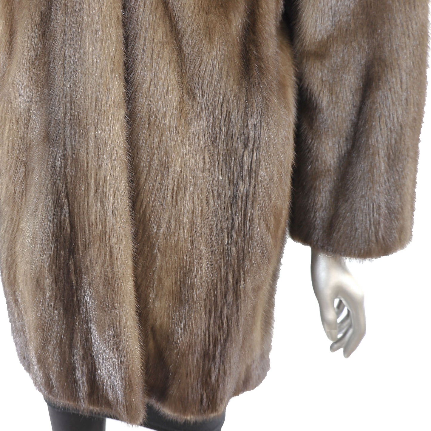 Brown Mink Coat- Size M