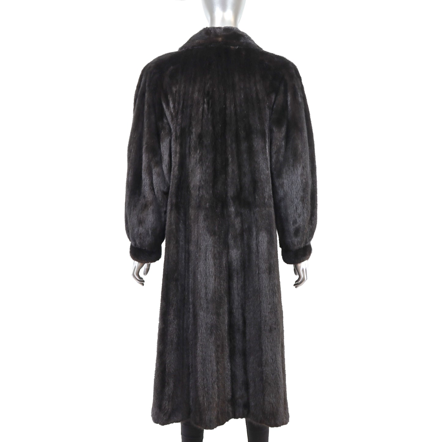 Black Mink Coat- Size M