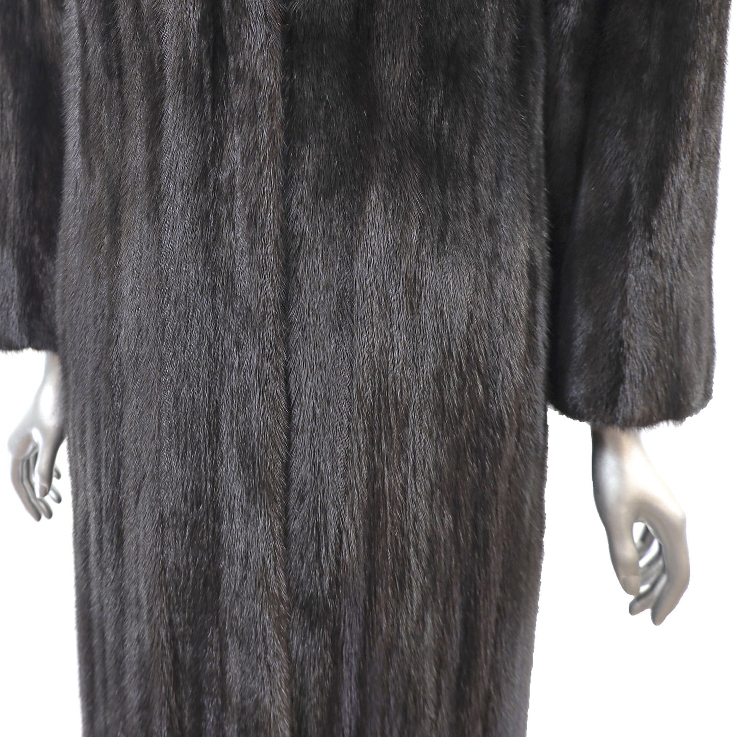 Black Mink Coat- Size M