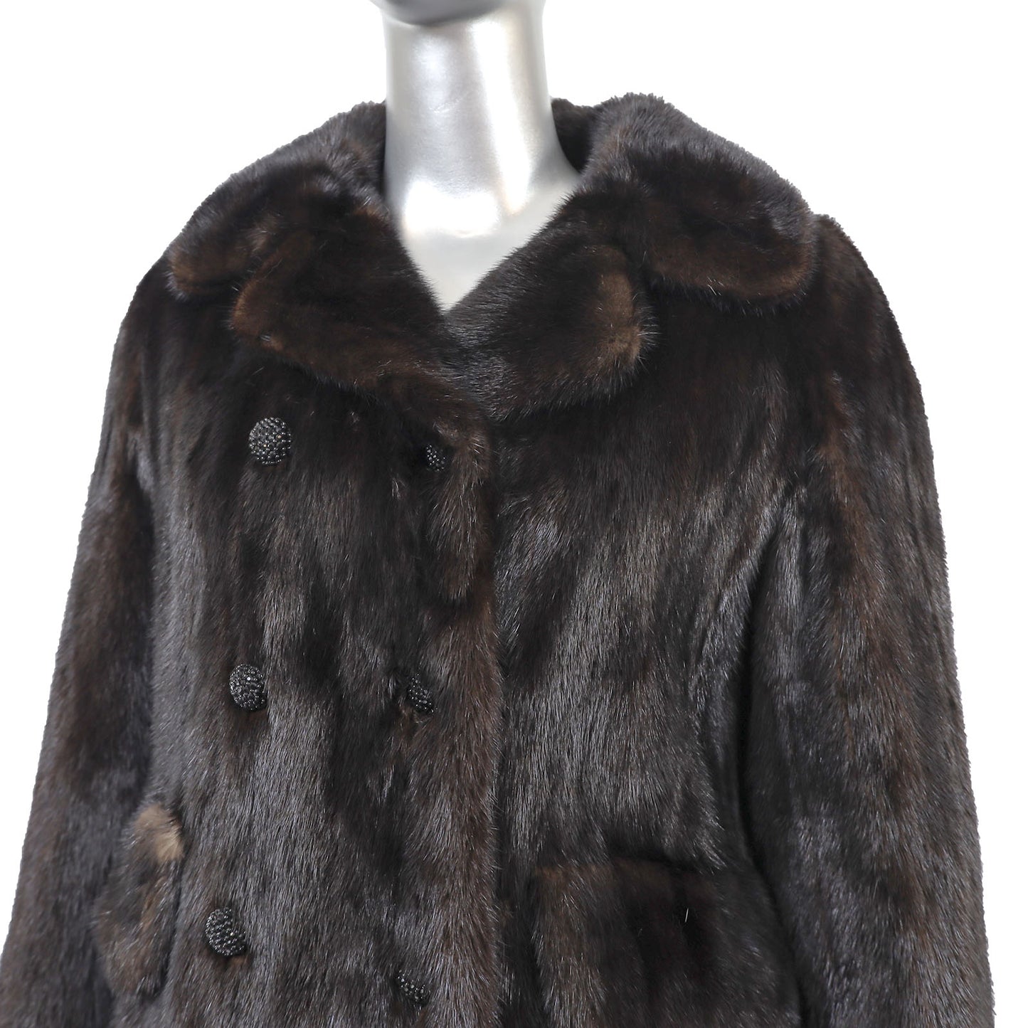 Brown Mink Coat- Size S