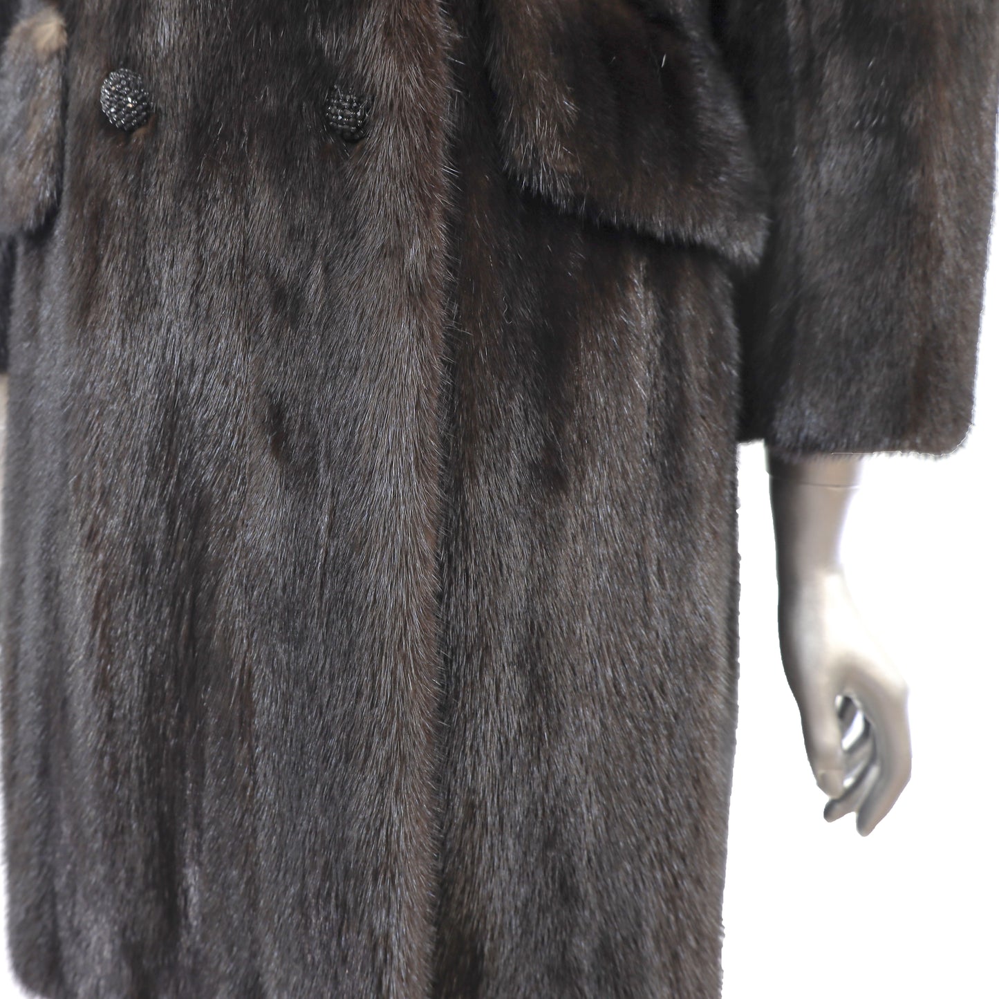 Brown Mink Coat- Size S