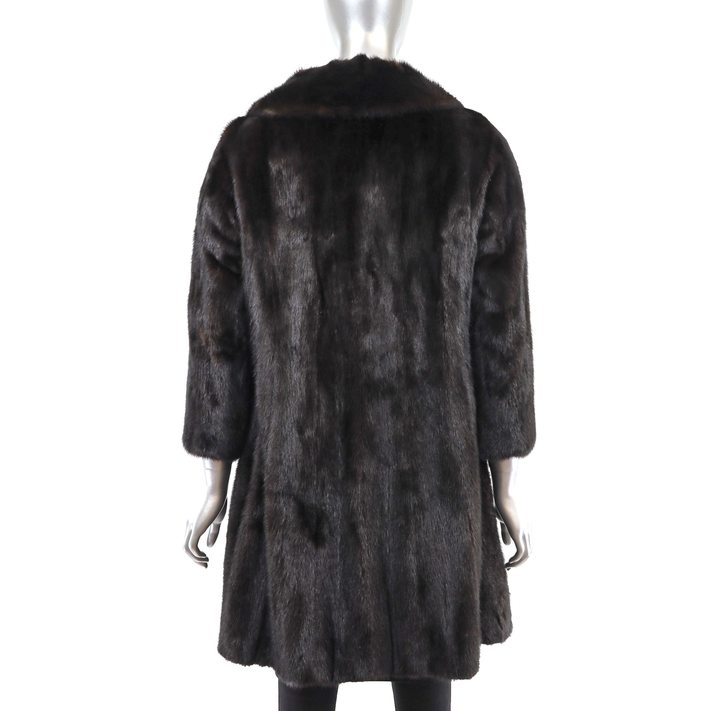 Brown Mink Coat- Size S