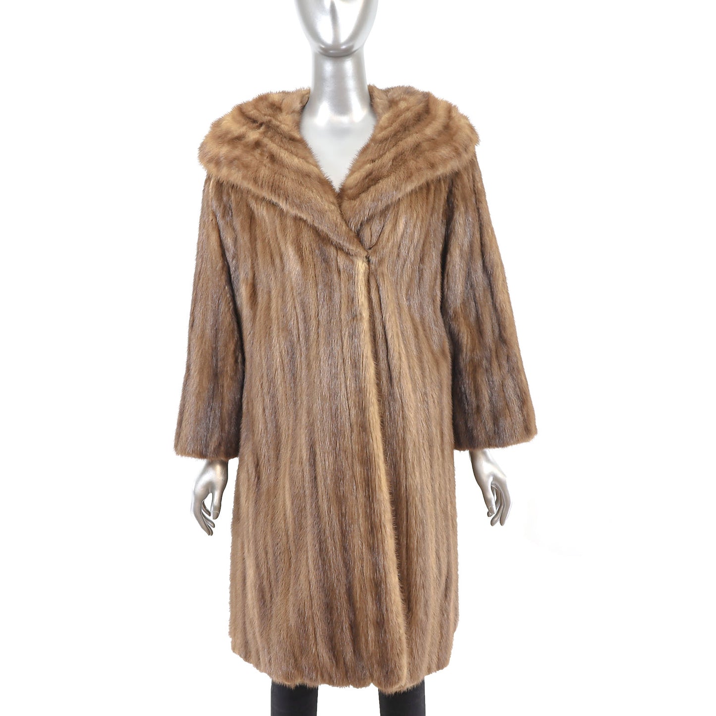 Demi Buff Mink Coat- Size M