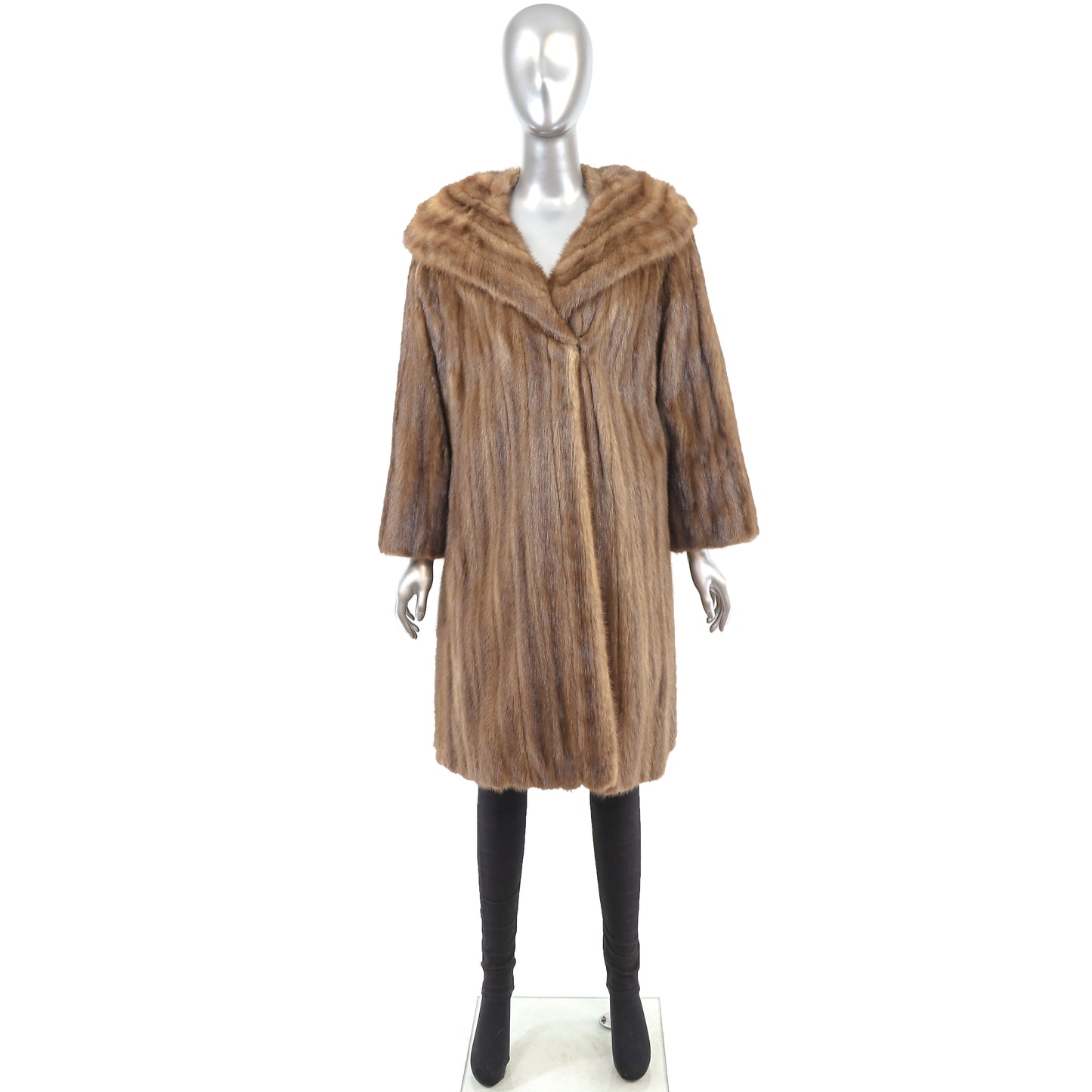 Demi Buff Mink Coat- Size M