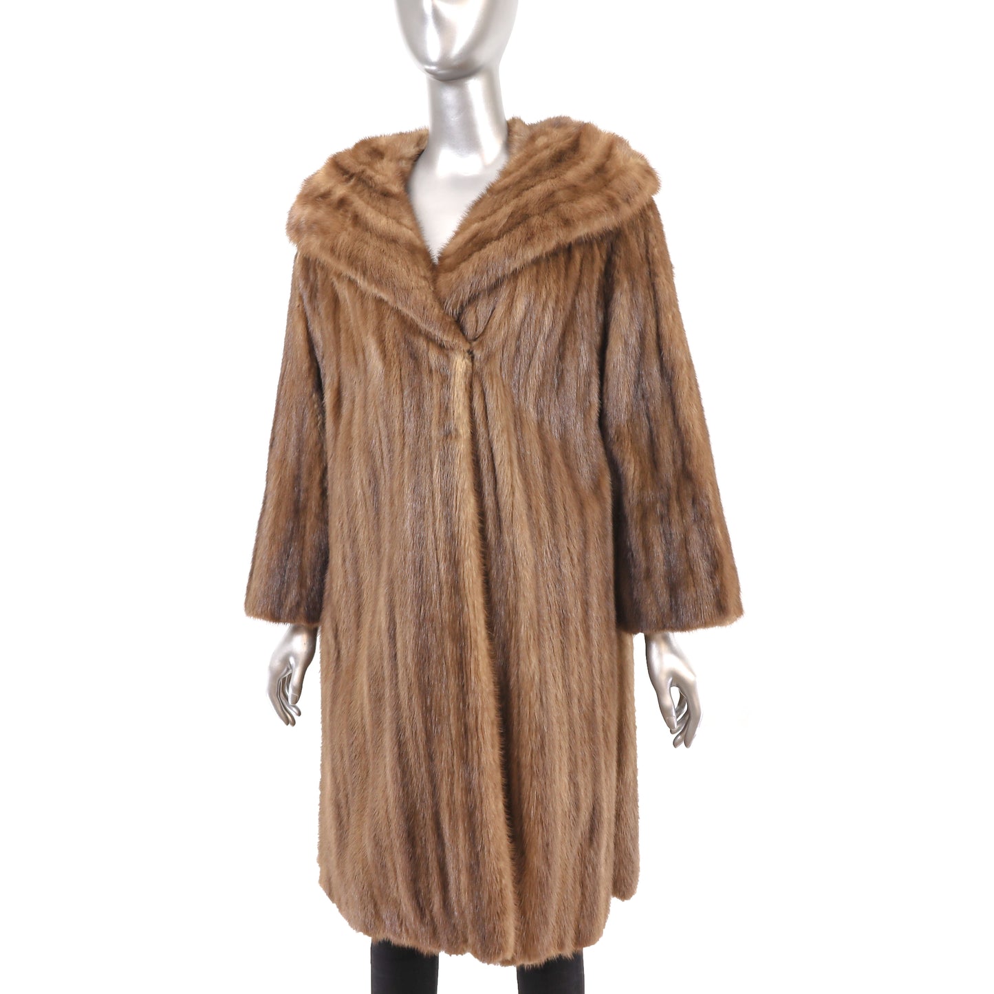 Demi Buff Mink Coat- Size M