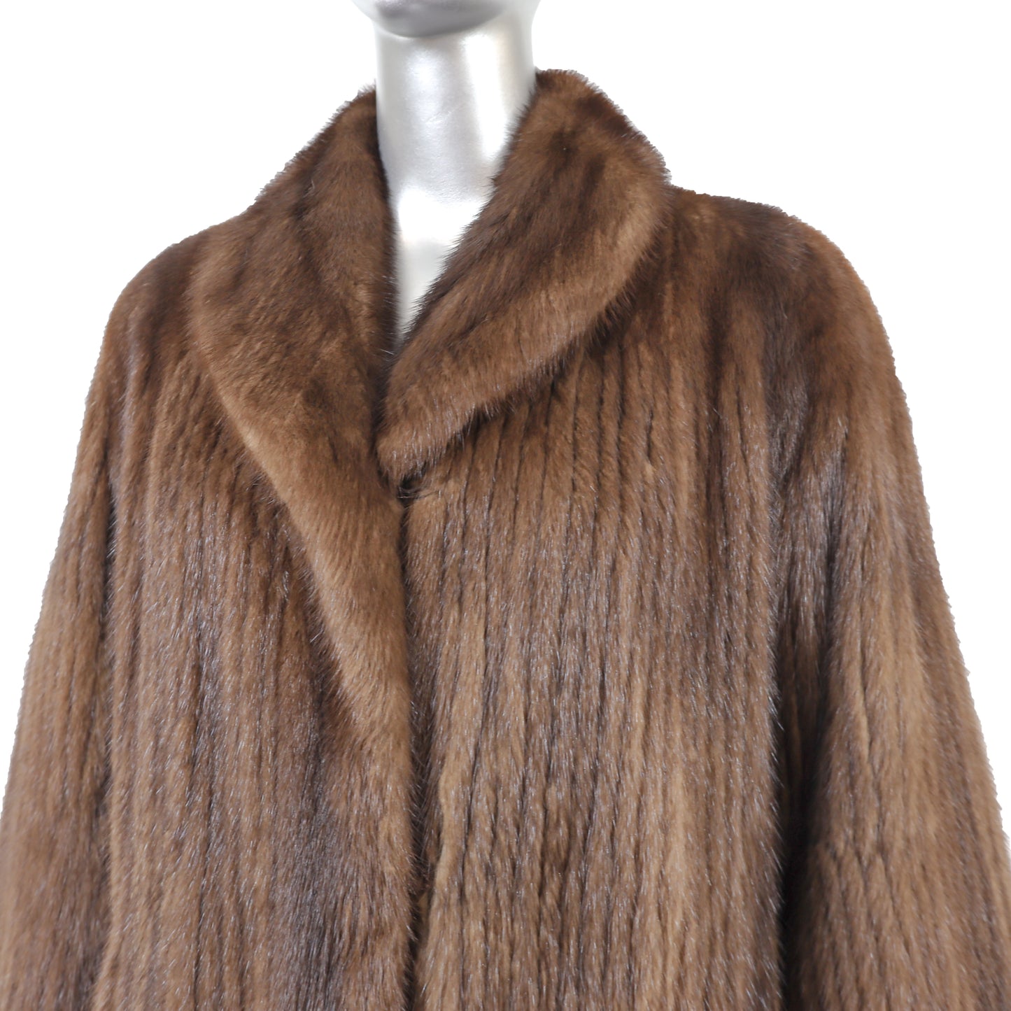 Brown Mink Coat- Size S