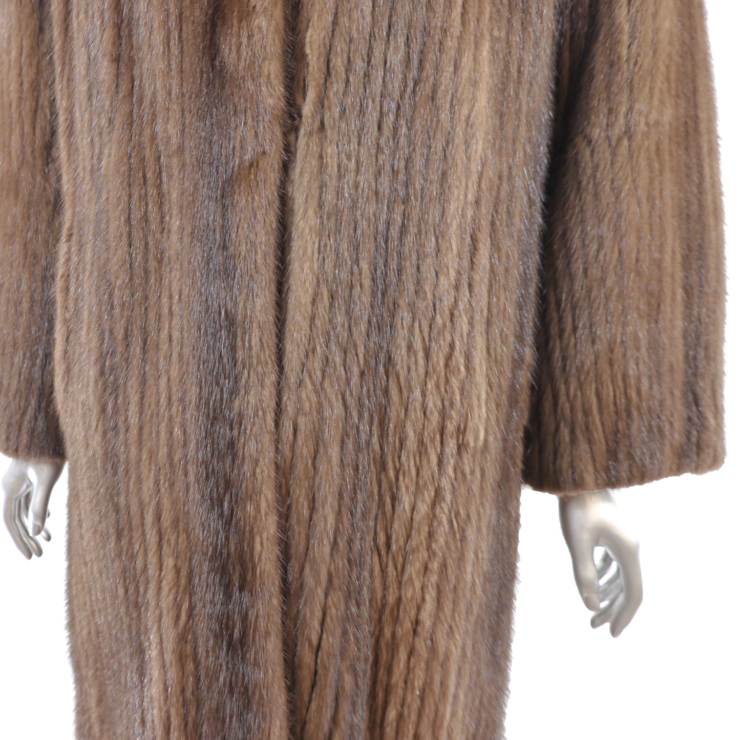 Brown Mink Coat- Size S