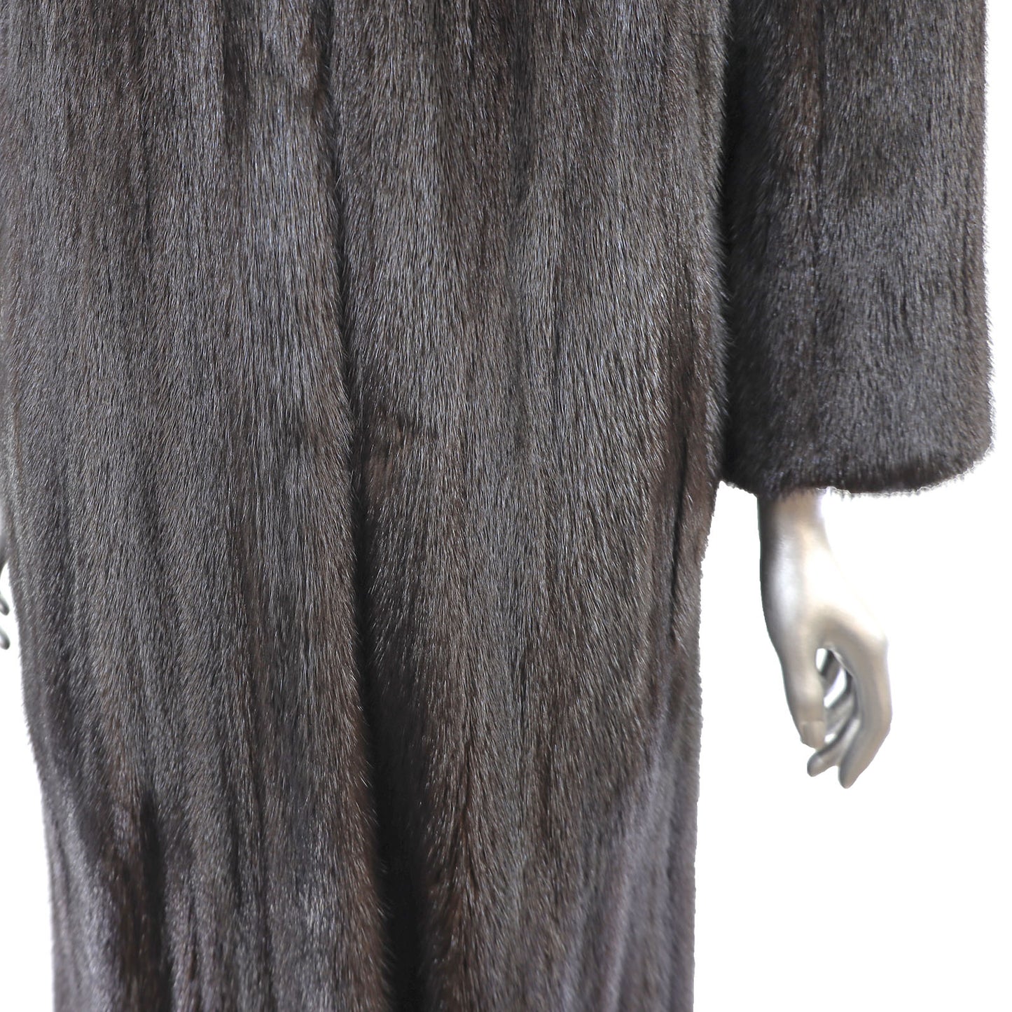 Black Mink Coat- Size M