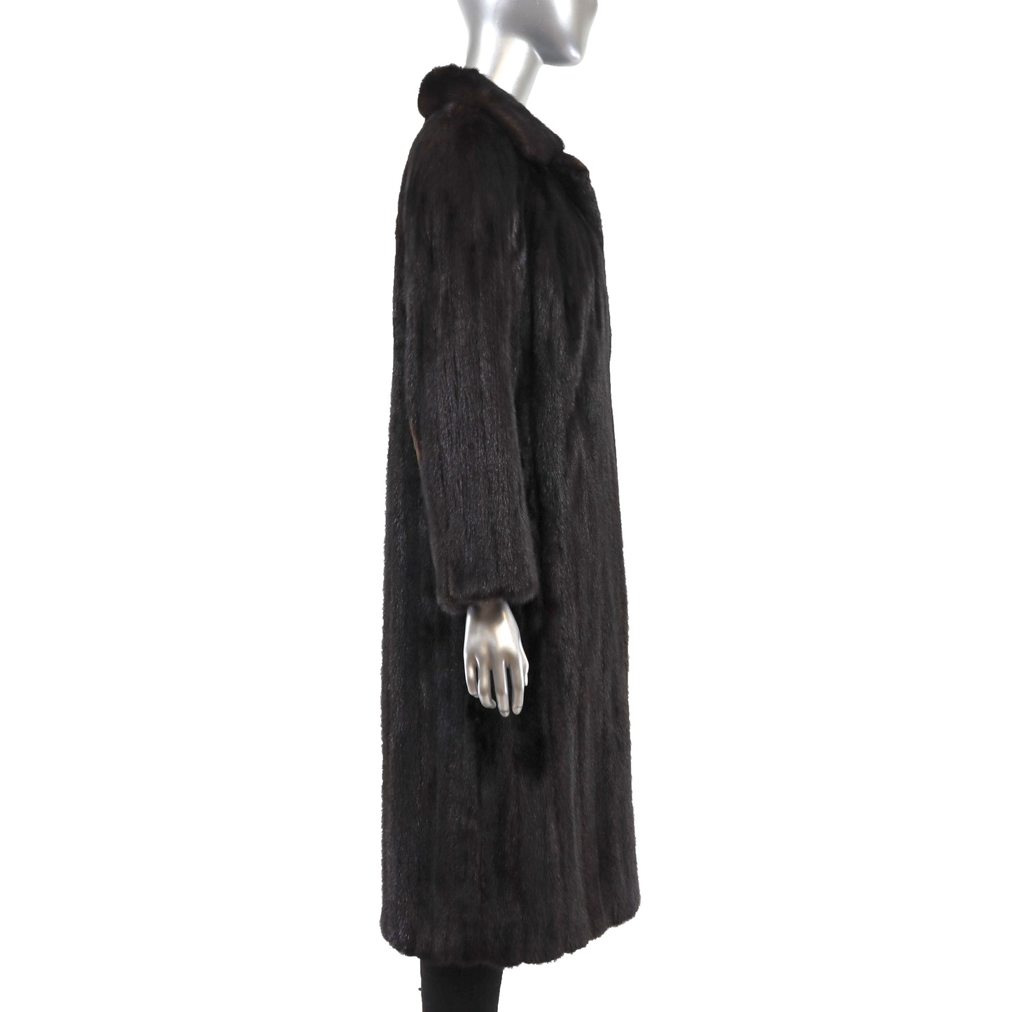 Black Mink Coat- Size M