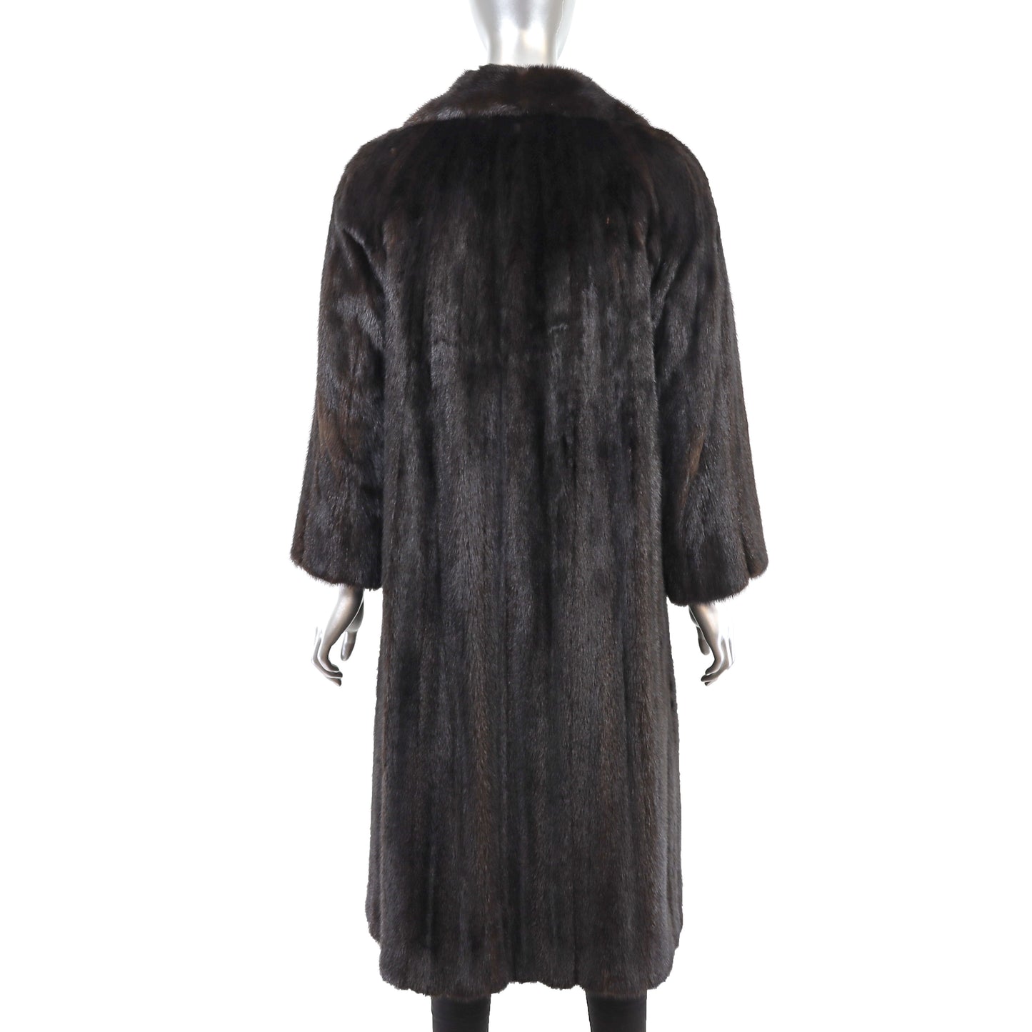 Black Mink Coat- Size M