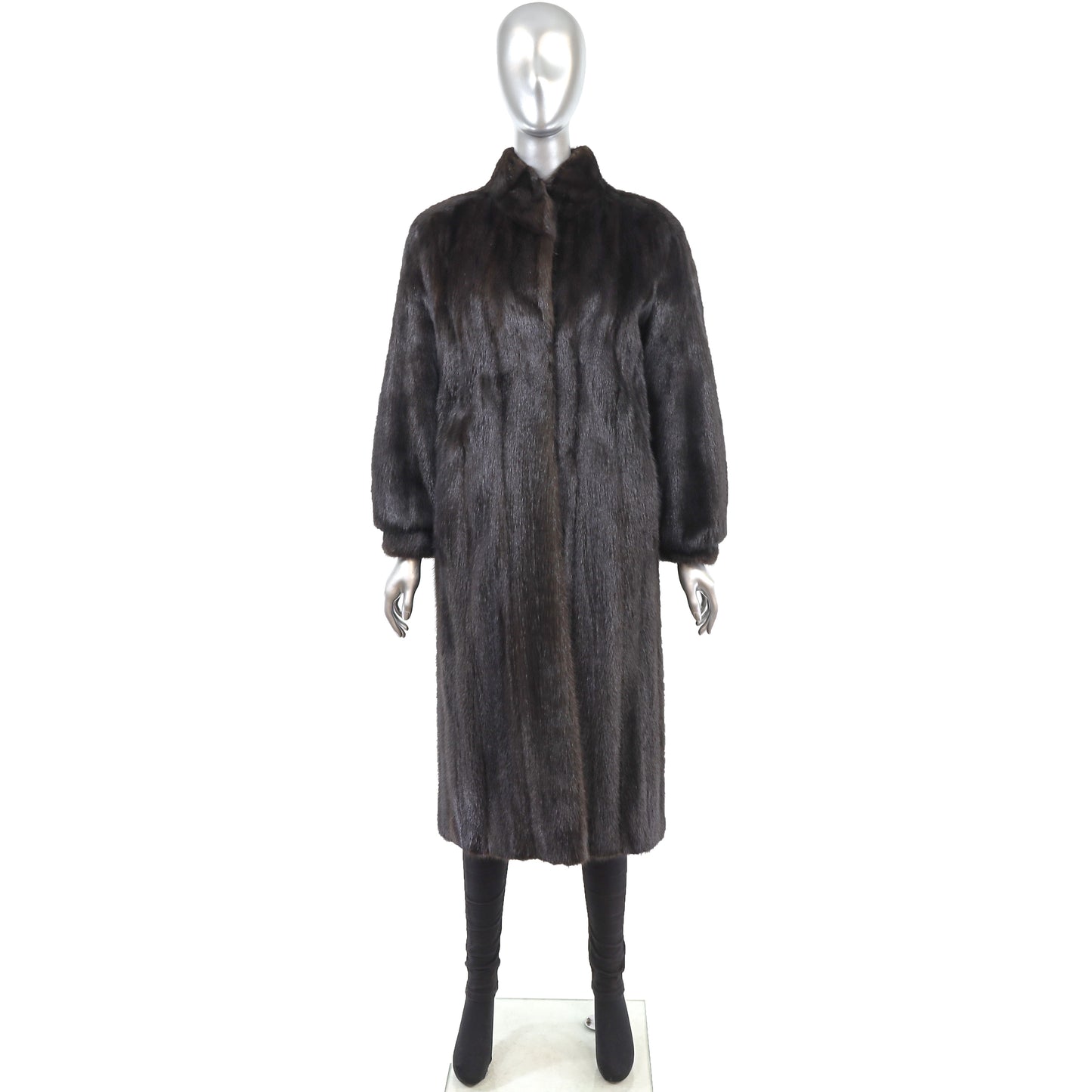 Dark Brown Mink Coat- Size M