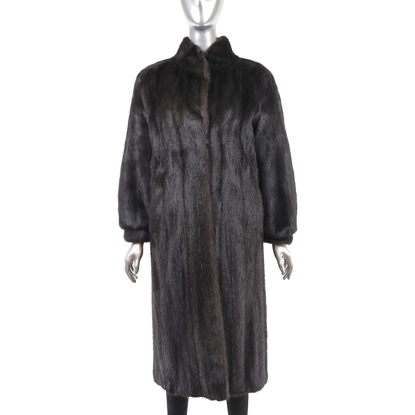 Dark Brown Mink Coat- Size M