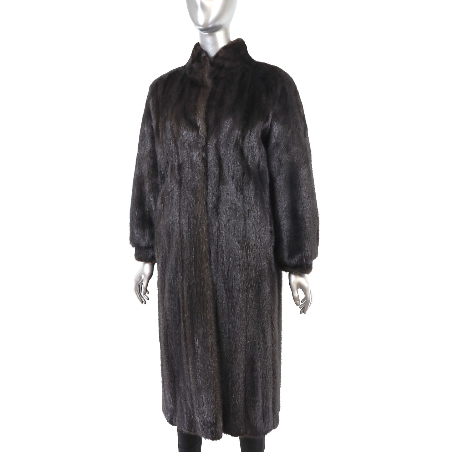 Dark Brown Mink Coat- Size M