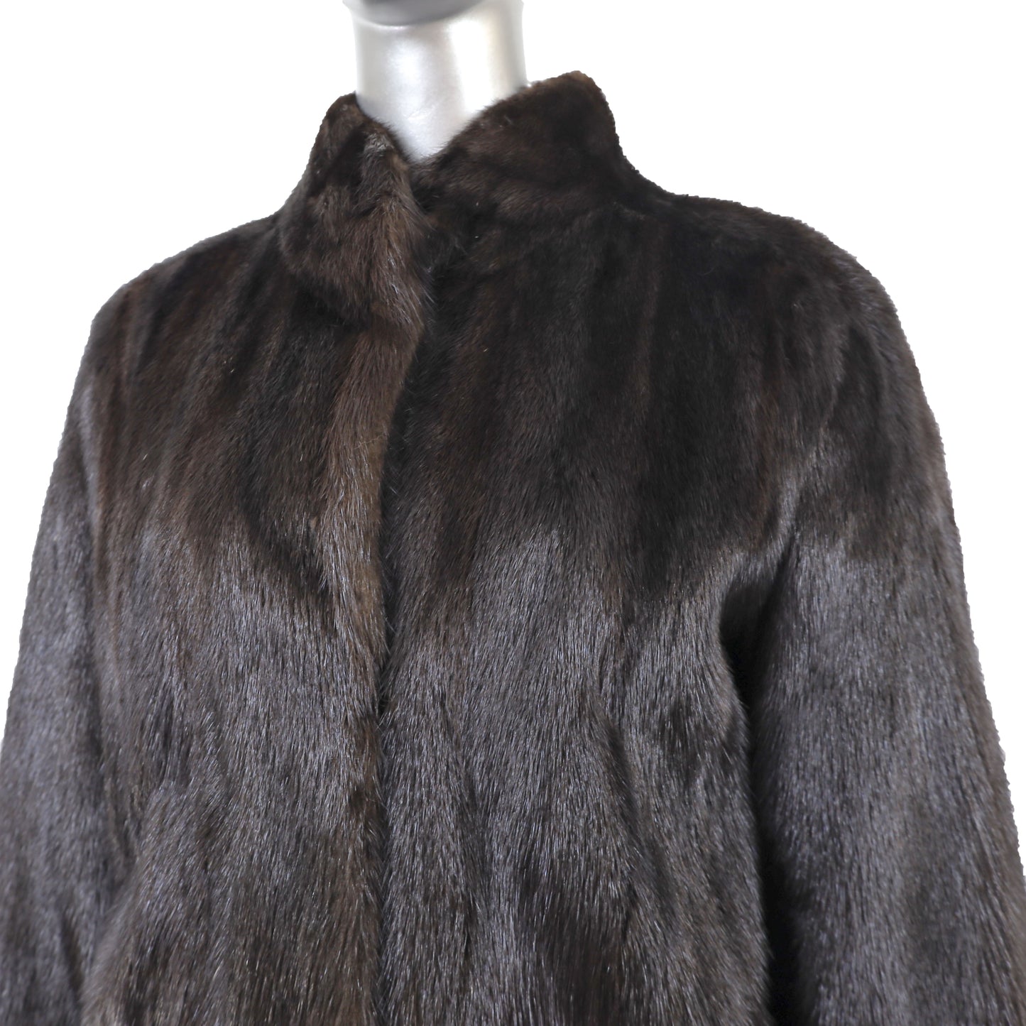 Dark Brown Mink Coat- Size M